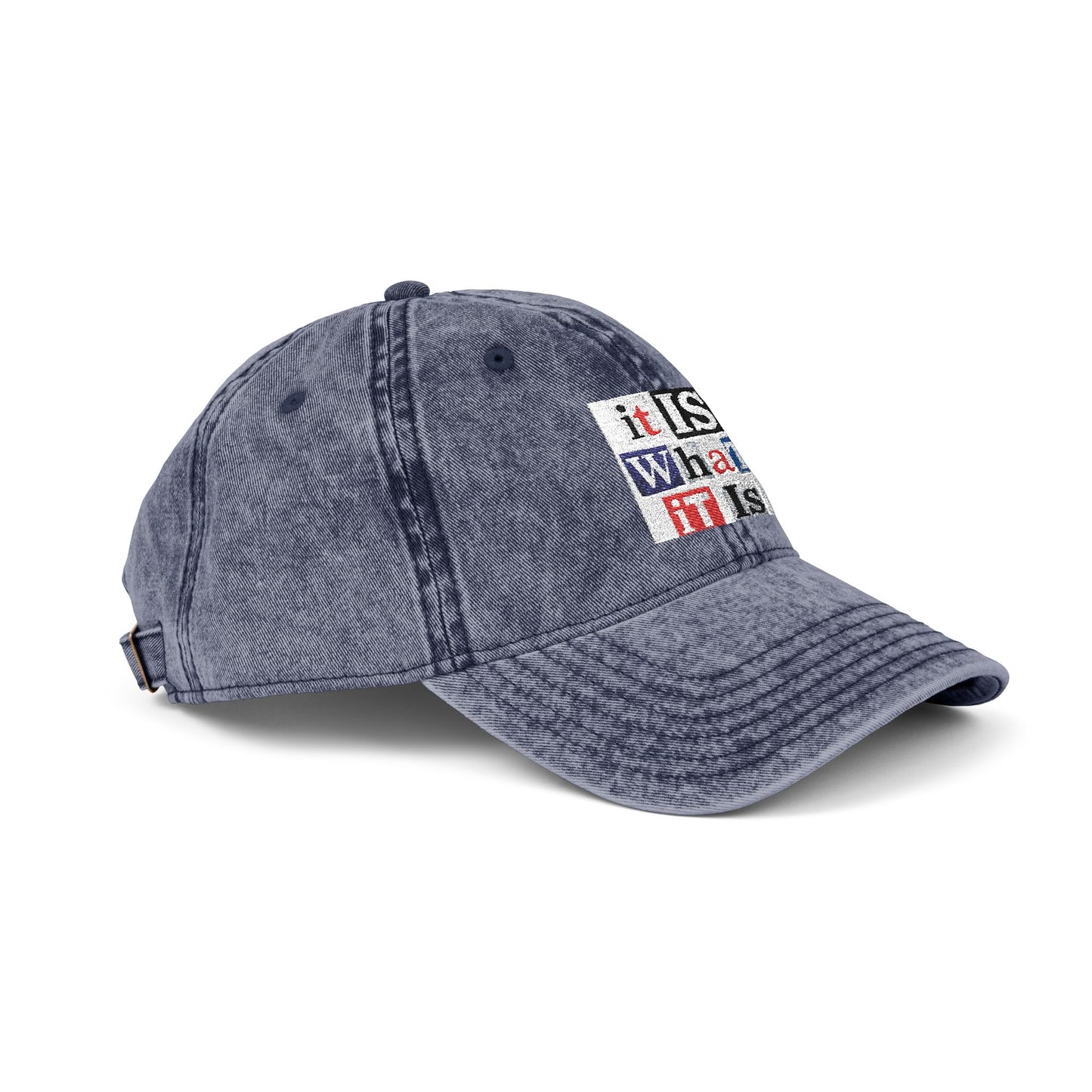 Vintage Embroidered Cap - Casual Style Hat