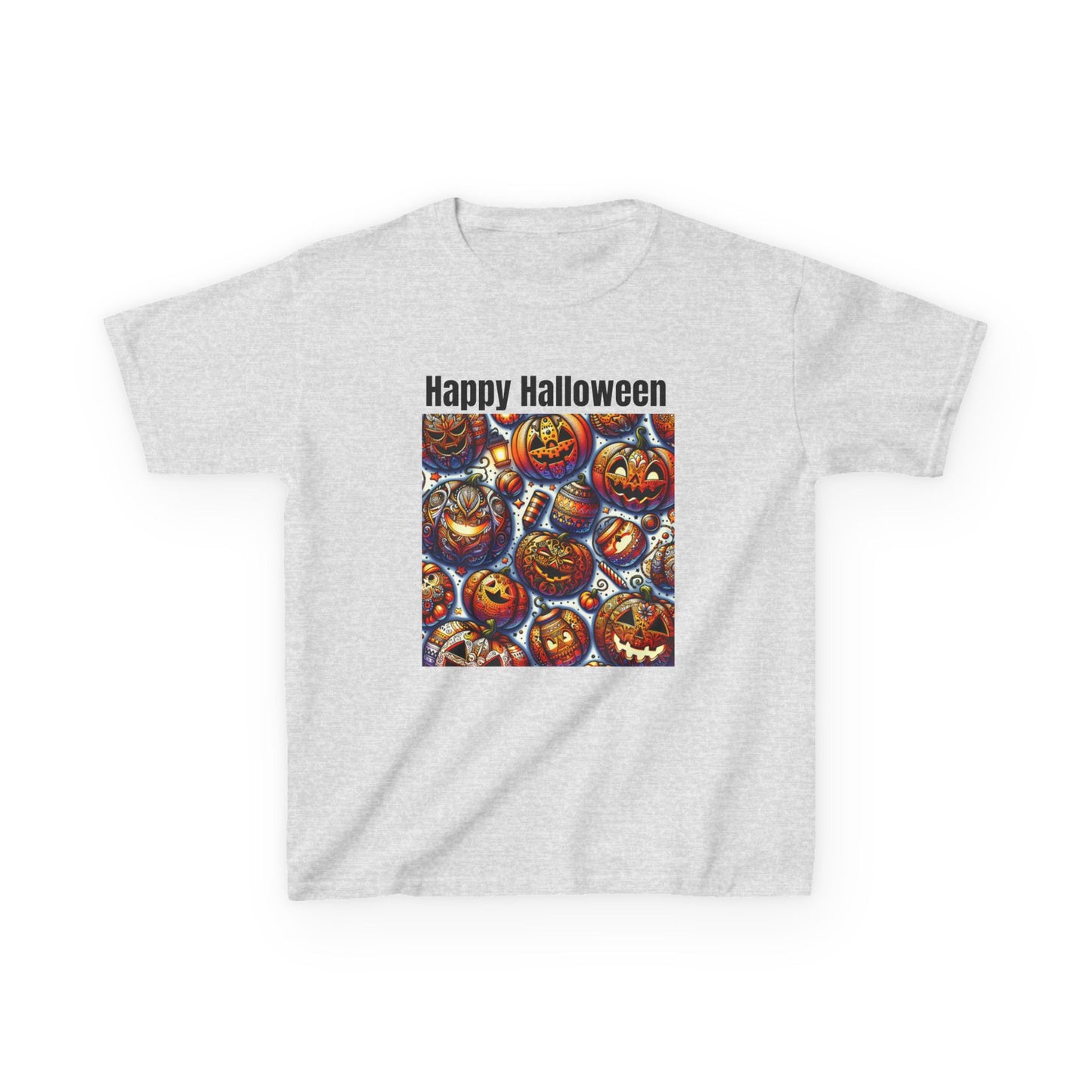 Kids Halloween Cotton Tee, Cute Spooky Shirt for Children, Fall Festive Wear, Trick or Treat Top, Halloween Costume T-Shirt