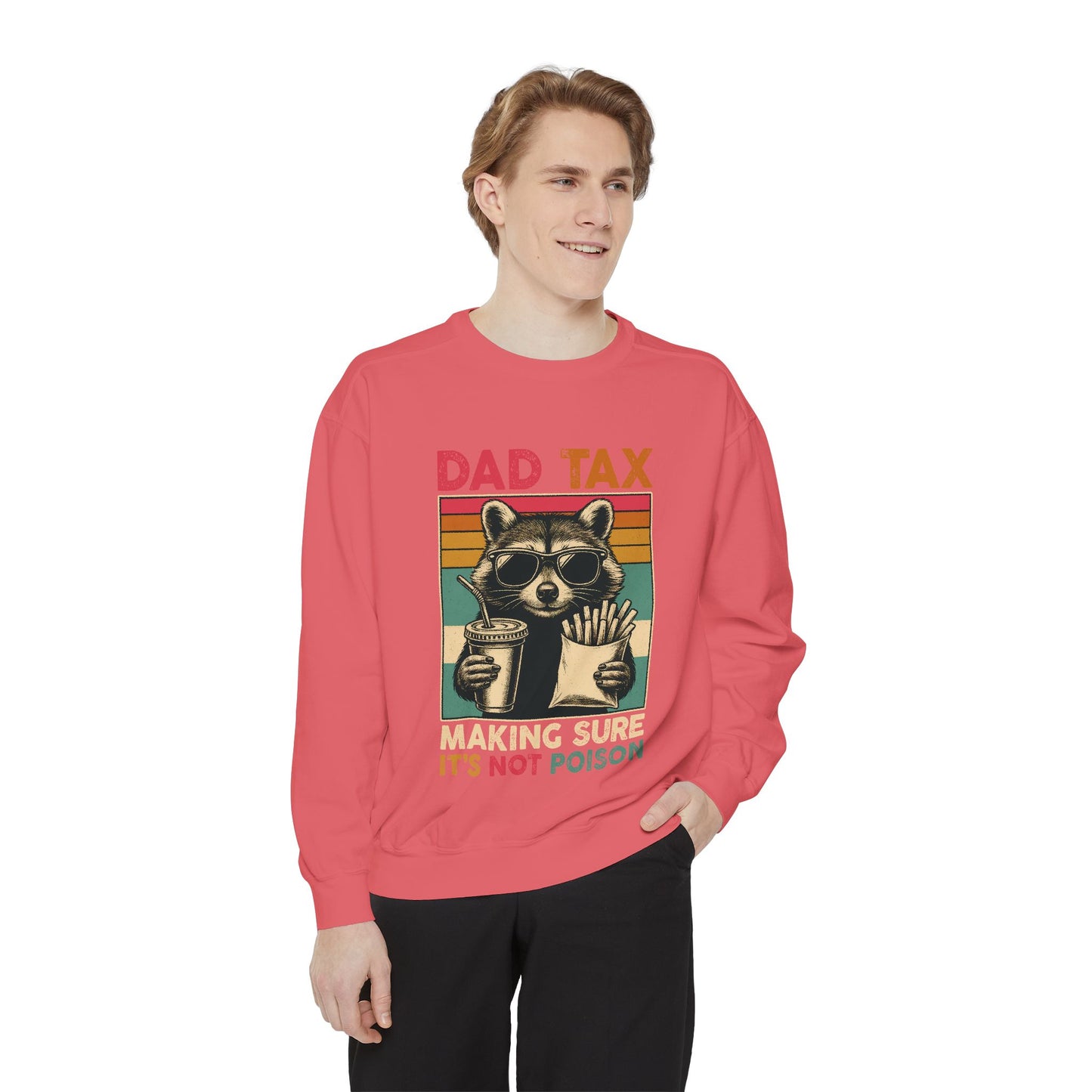 Vintage Dad Tax Sweatshirt - Unisex Cozy Pullover, Perfect for Father's Day, Casual Wear, Gift for Dads, Fun Family Moments, Unique Style