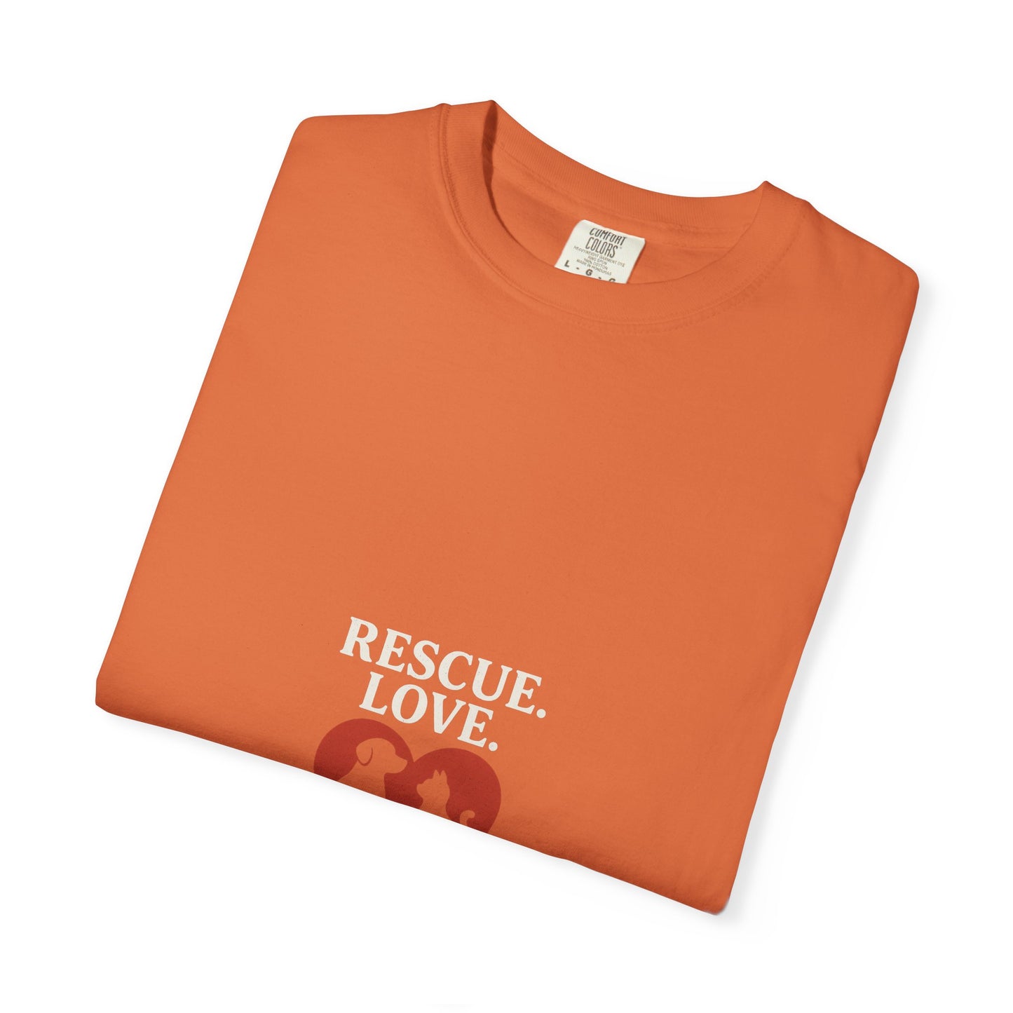 Dog Lover Unisex T-shirt - 'Rescue | Repeat' Shirt for Animal Rights Advocates, Gifts for Pet Owners, Casual Wear, Eco-Friendly Fashion - Toddcraft