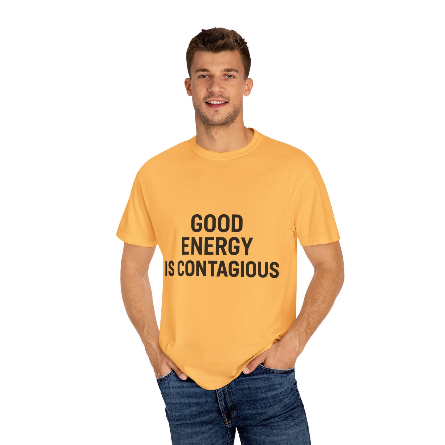 Good Energy Unisex T-Shirt, Positive Vibes Tee, Casual Summer Shirt, Gift for Friends, Inspirational Apparel