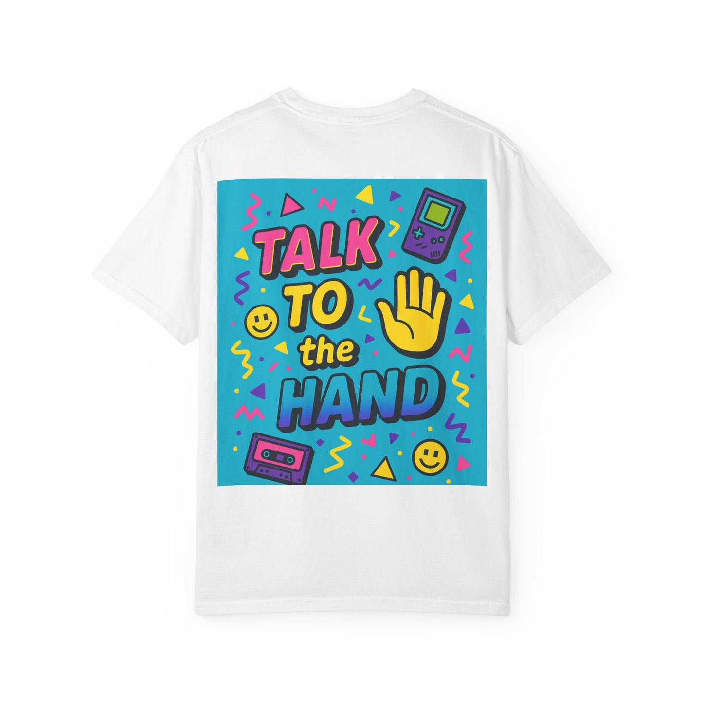 Retro Graphic T-Shirt, Fun 90s Nostalgia Tee, Unisex Casual Wear, Gift for Friends, Vibrant Streetwear, Summer Party Outfit