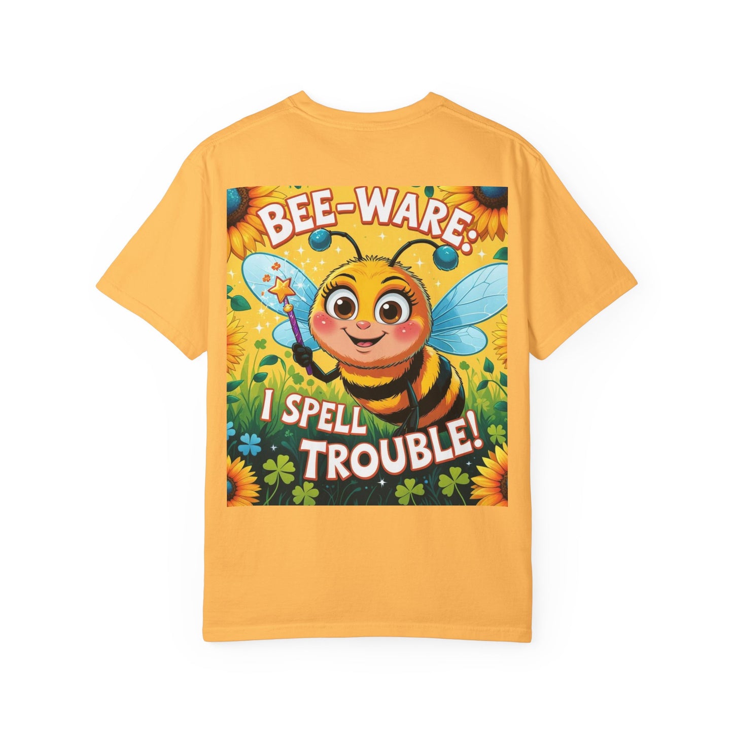 Bee-Ware Fun T-Shirt, Cute Bee T-Shirt, Unisex Graphic Tee, Gift for Bee Lovers, Funny Insect Apparel, Summer Fashion Tee