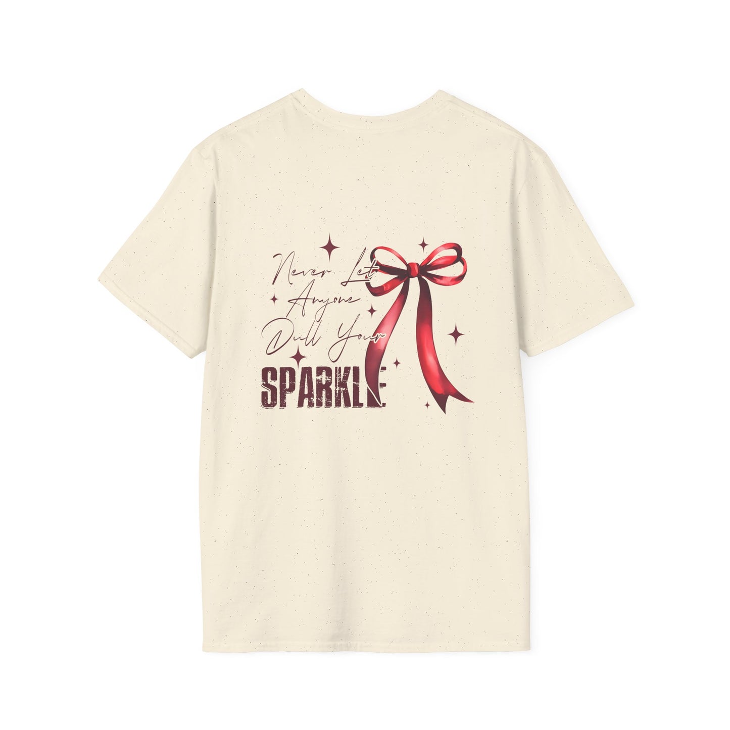 Floral & Sparkle Unisex Softstyle T-Shirt - Perfect for Gifts, Birthdays, Mother's Day, Casual Wear, and Celebrations