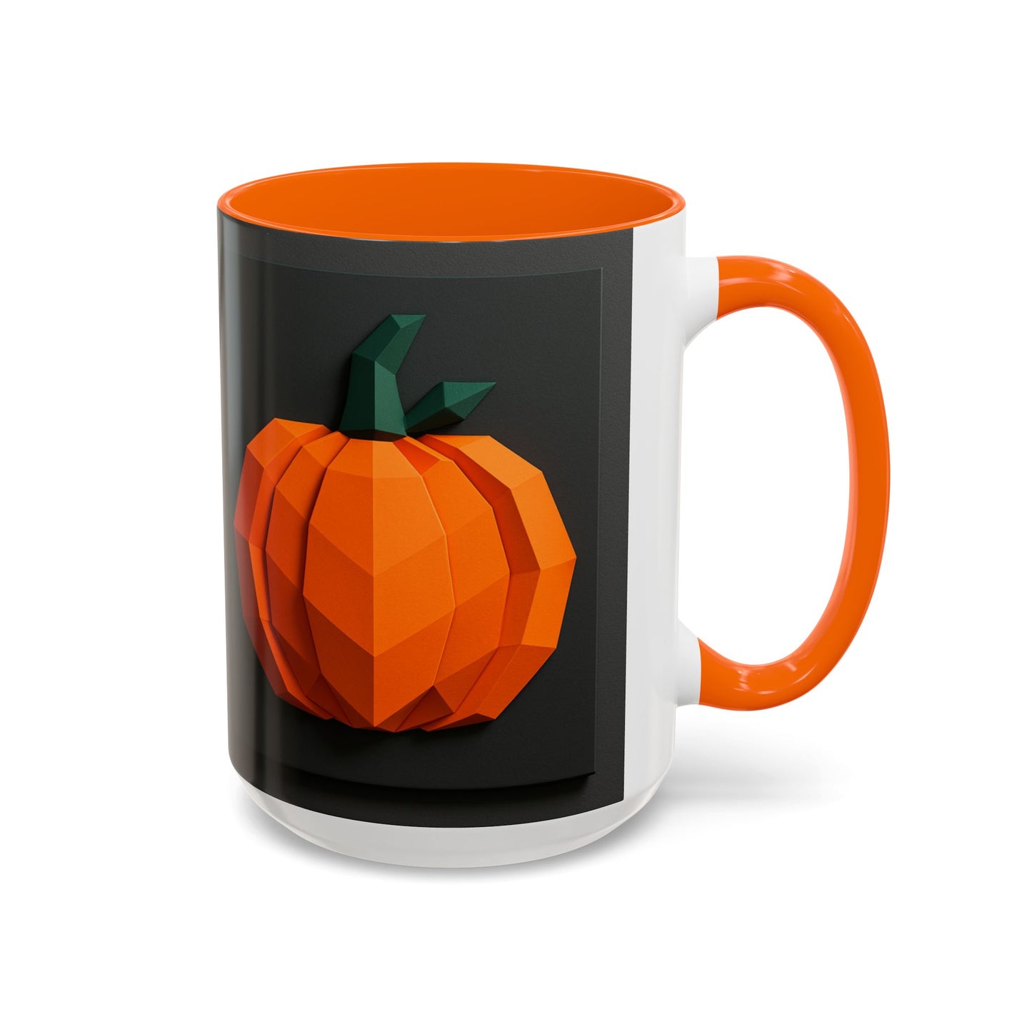 Accent Coffee Mug (11, 15oz) Pumpkins Halloween festival - Toddcraft