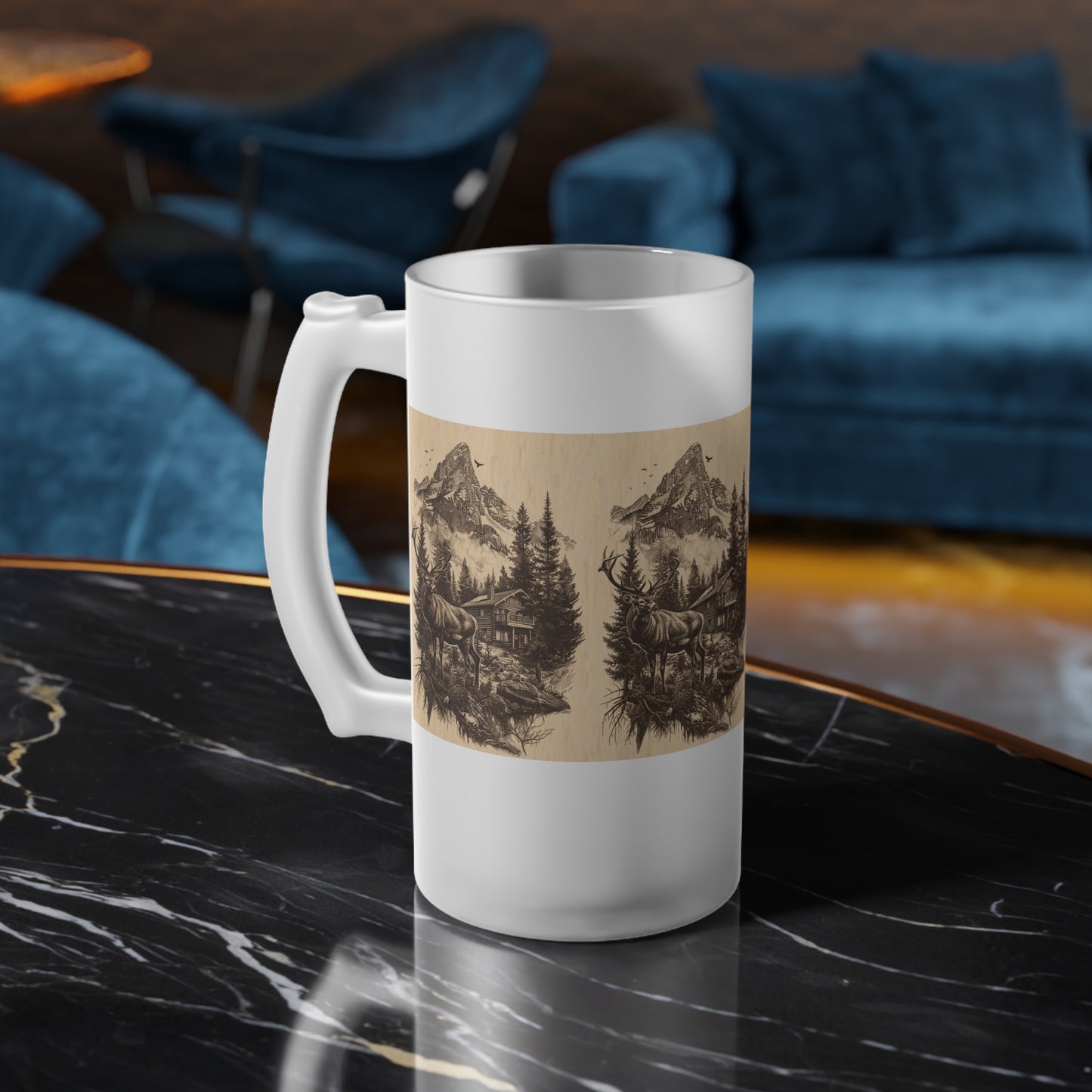 Frosted Glass Beer Mug - 16oz | Stylish & Durable | Perfect for Beer Enthusiasts