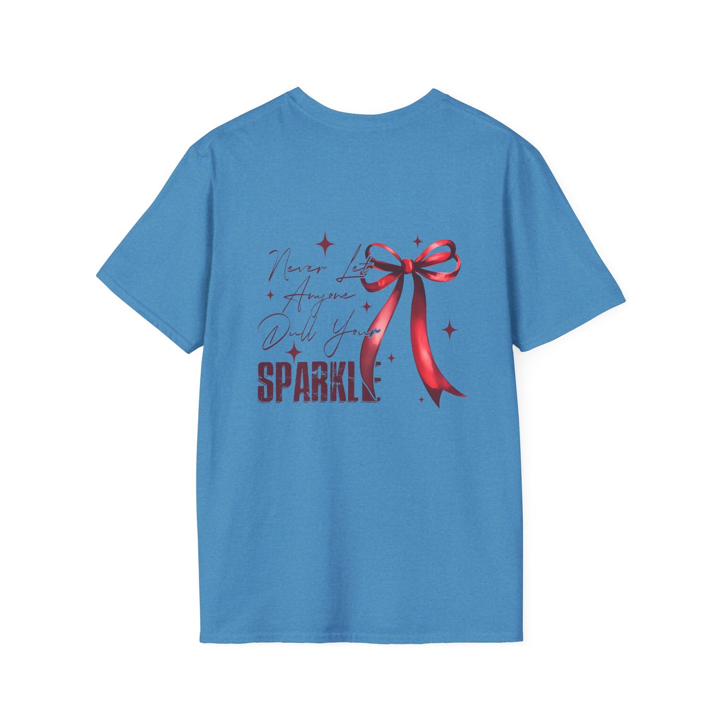 Floral & Sparkle Unisex Softstyle T-Shirt - Perfect for Gifts, Birthdays, Mother's Day, Casual Wear, and Celebrations