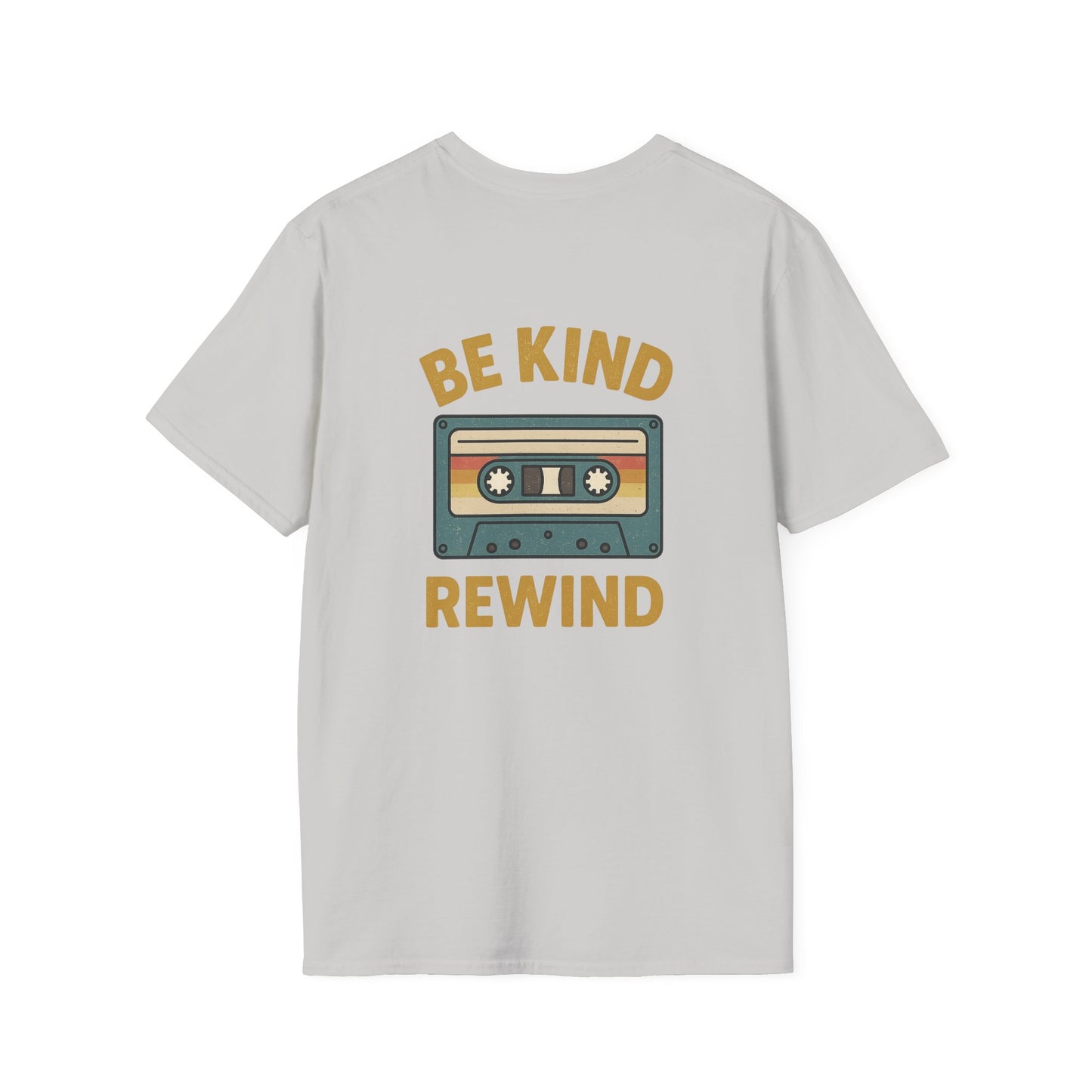 Retro Cassette Tape T-Shirt - Be Kind Rewind, Vintage Tee, Music Lover Gift, Casual Wear, Nostalgic Fashion
