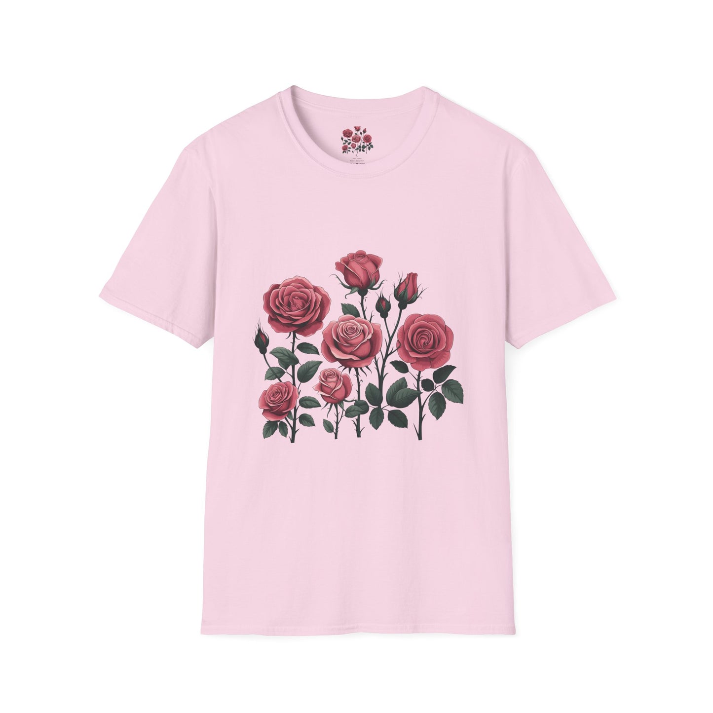 Floral & Sparkle Unisex Softstyle T-Shirt - Perfect for Gifts, Birthdays, Mother's Day, Casual Wear, and Celebrations