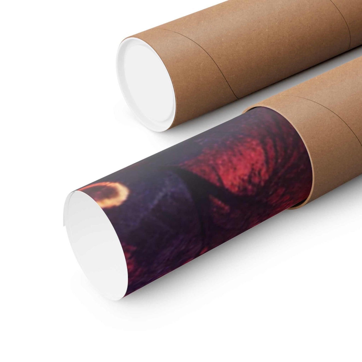 Sunrise vertical matte poster in a cardboard tube, showcasing premium museum-grade paper and vibrant archival inks.