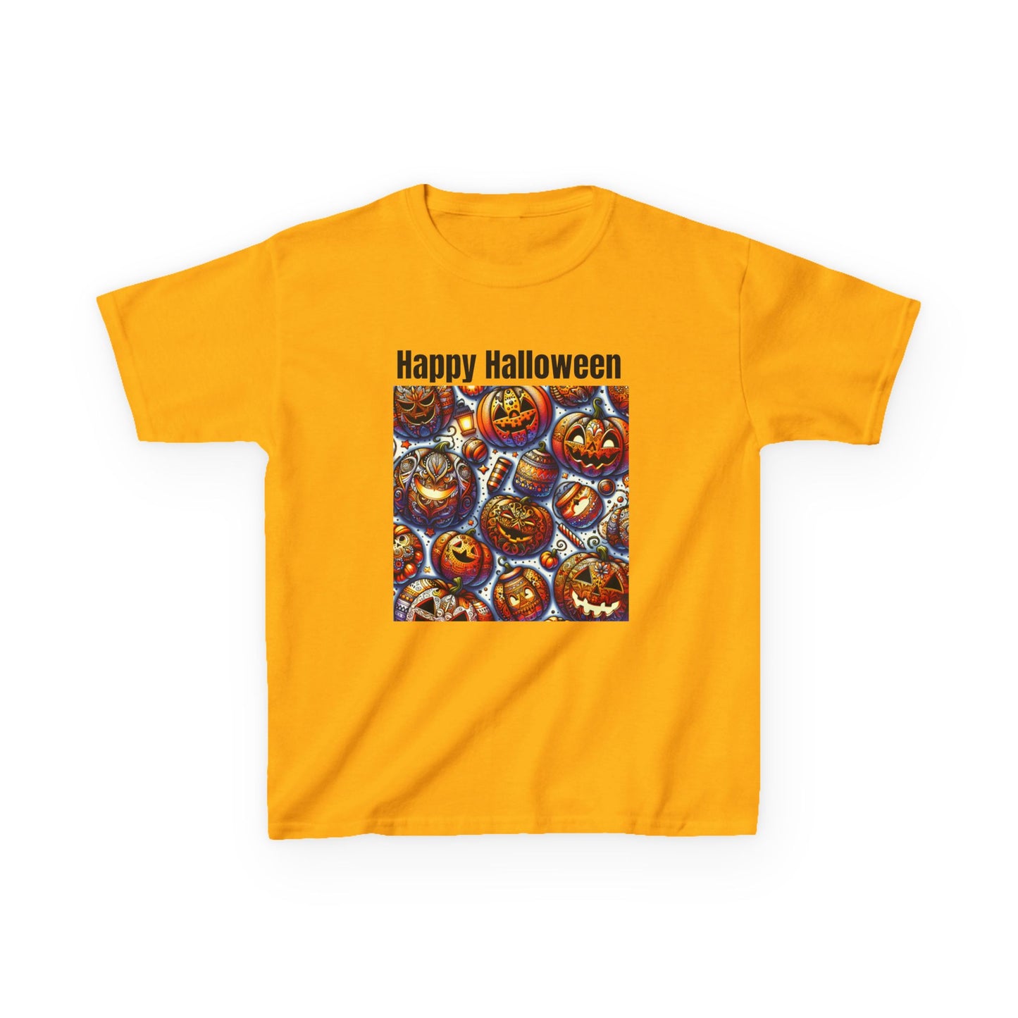 Kids Halloween Cotton Tee, Cute Spooky Shirt for Children, Fall Festive Wear, Trick or Treat Top, Halloween Costume T-Shirt