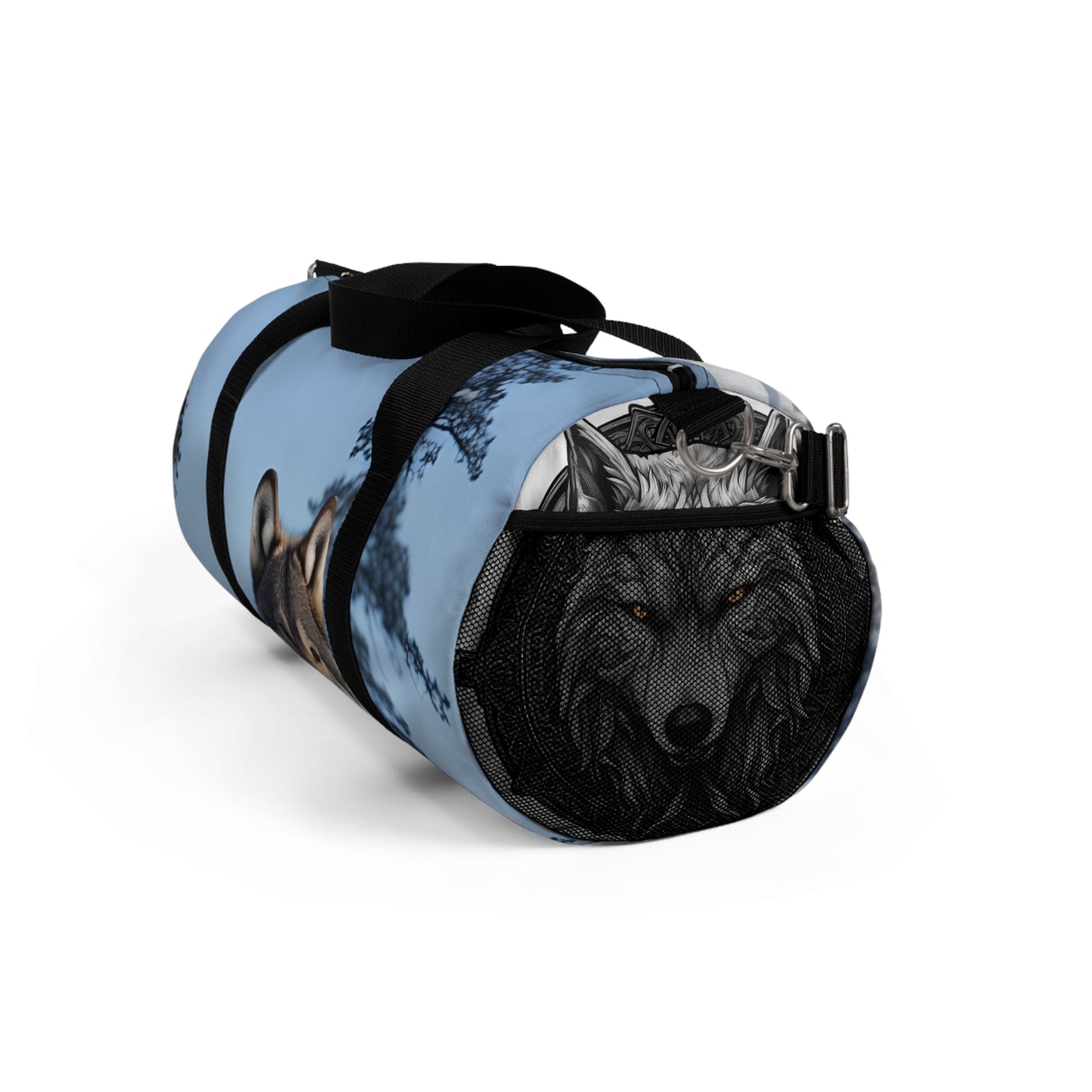 Wolf Print Duffel Bag, Travel Bag, Gym Bag, Weekend Bag, Pet Lover Gift, Wilderness Adventure Gear
