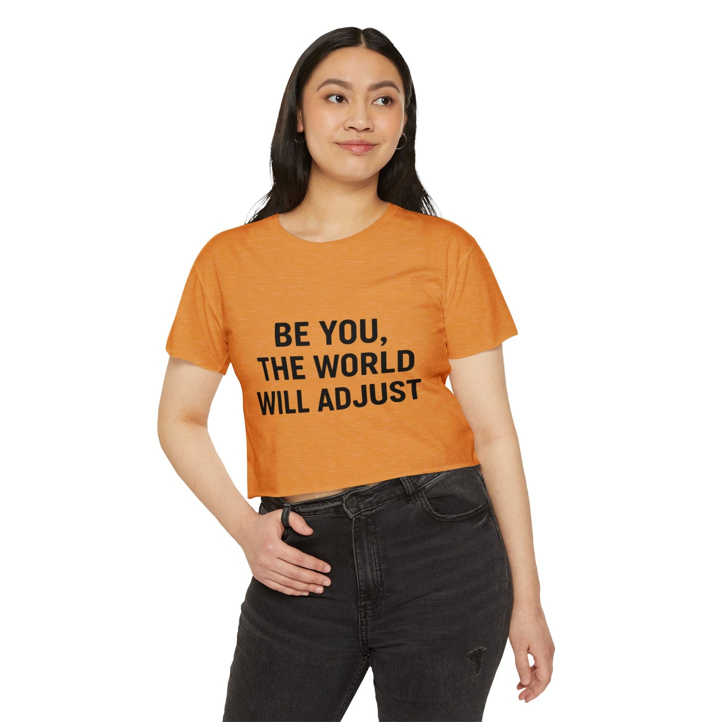 Women's Affirmation Crop Top, Trendy Summer Top, Festival Wear, Inspirational Fashion, Casual Chic, Gift for Her