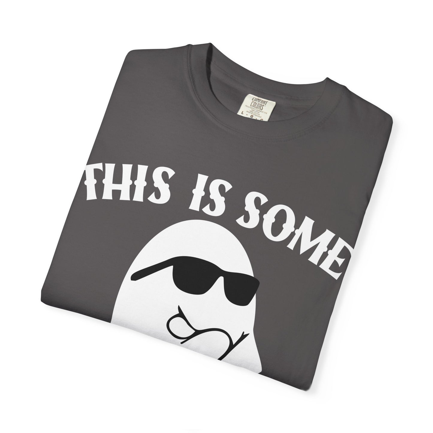 Funny Halloween Ghost T-Shirt, Unisex Tee, Spooky Humor Shirt, Gift for Halloween, Fun Cotton Top