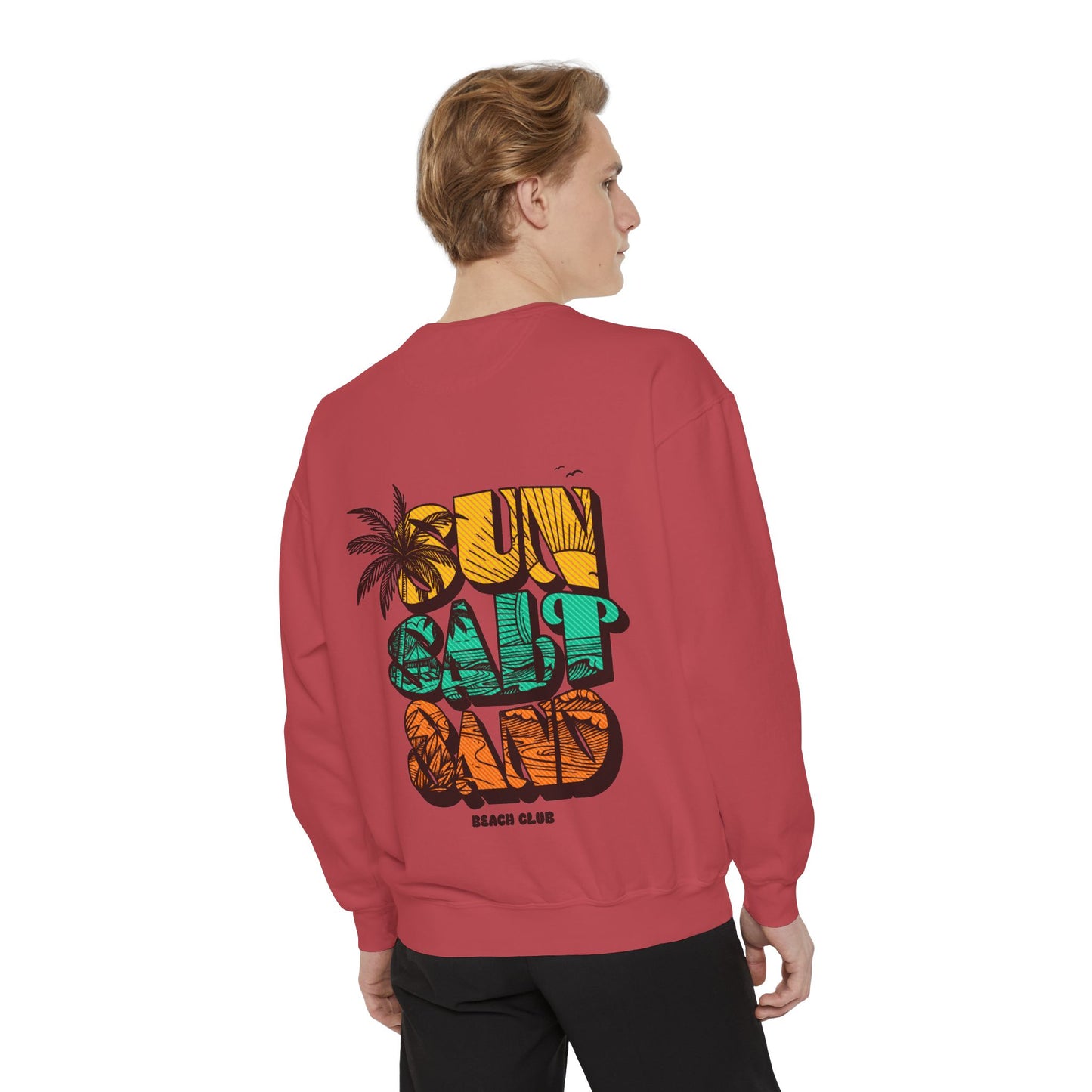 Beach Vibes Sweatshirt | Sun Salt Sand | Unisex Hoodie for Summer, Vacation, Gift, Beach Lovers, Casual Wear