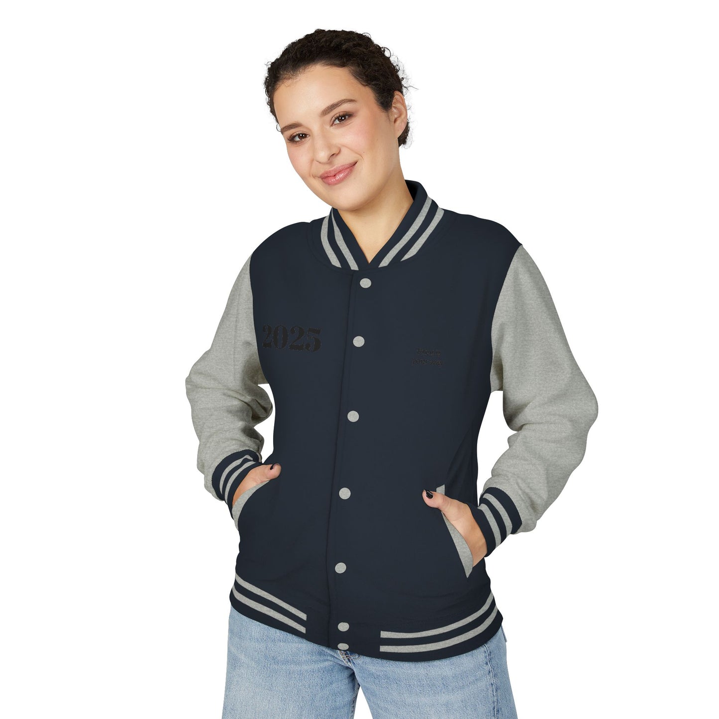 2025 Class Of Unisex Heavyweight Letterman Jacket, Graduation Gift, School Spirit Wear, Personalized Varsity Jacket, Cozy Trendy Outerwear - Toddcraft
