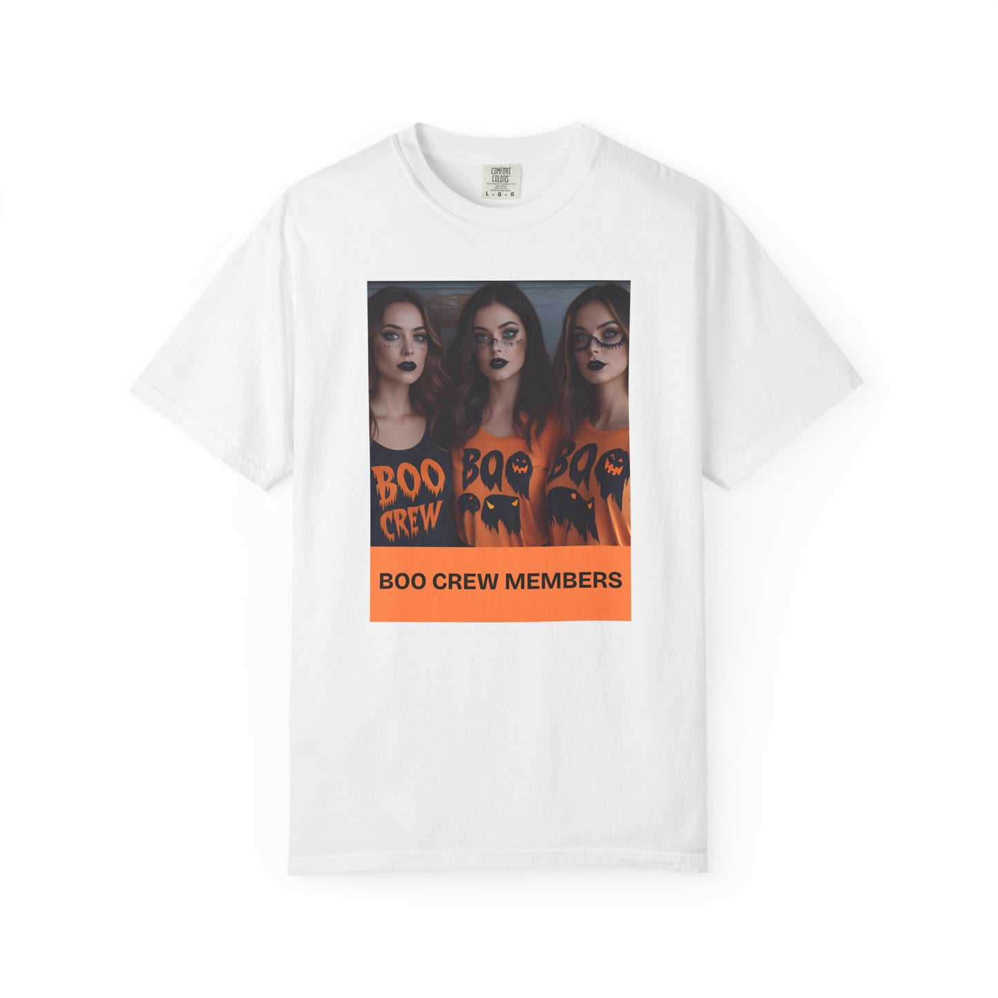 Boo Crew T-Shirt, Halloween Costume, Unisex Tee, Fall Fashion, Spooky Party Apparel, Gift for Halloween Lovers