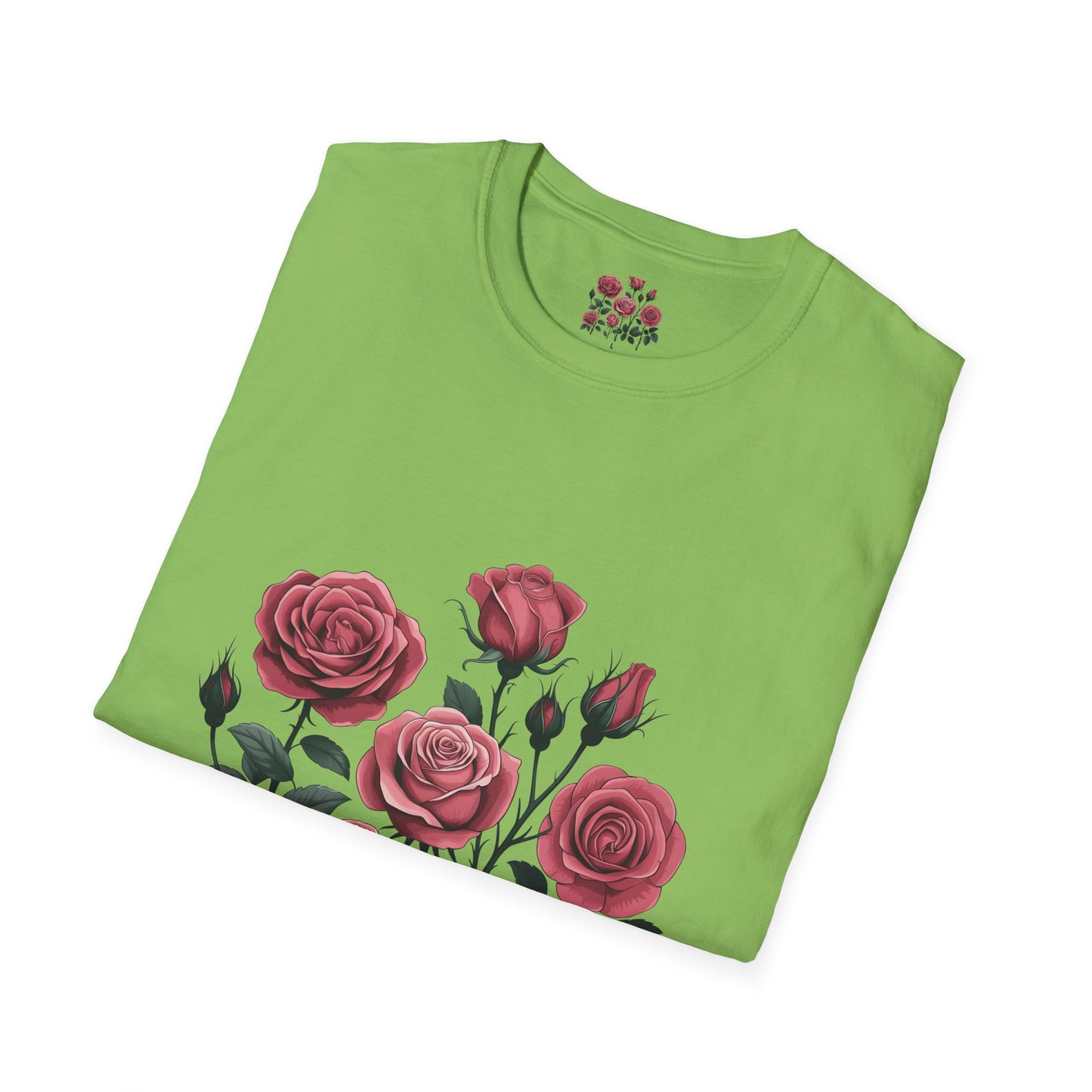 Floral & Sparkle Unisex Softstyle T-Shirt - Perfect for Gifts, Birthdays, Mother's Day, Casual Wear, and Celebrations