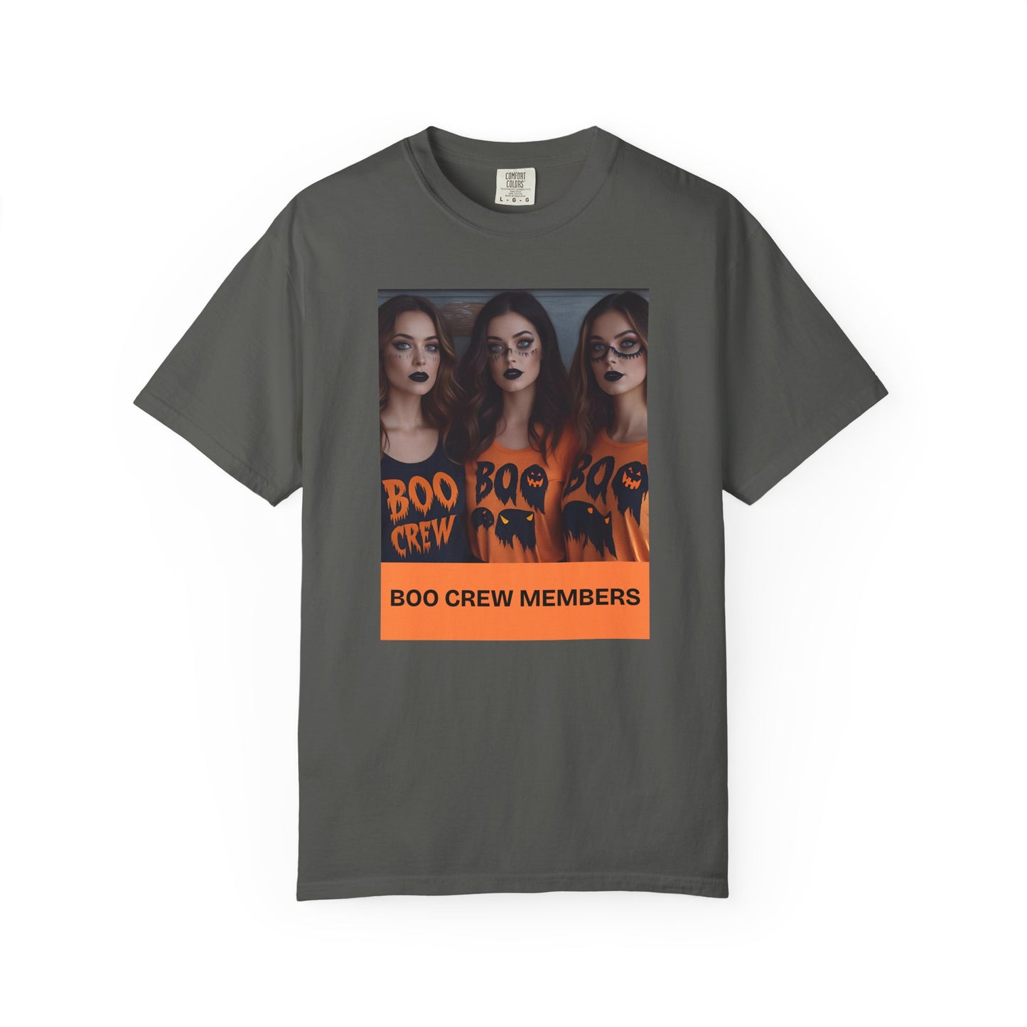 Boo Crew T-Shirt, Halloween Costume, Unisex Tee, Fall Fashion, Spooky Party Apparel, Gift for Halloween Lovers