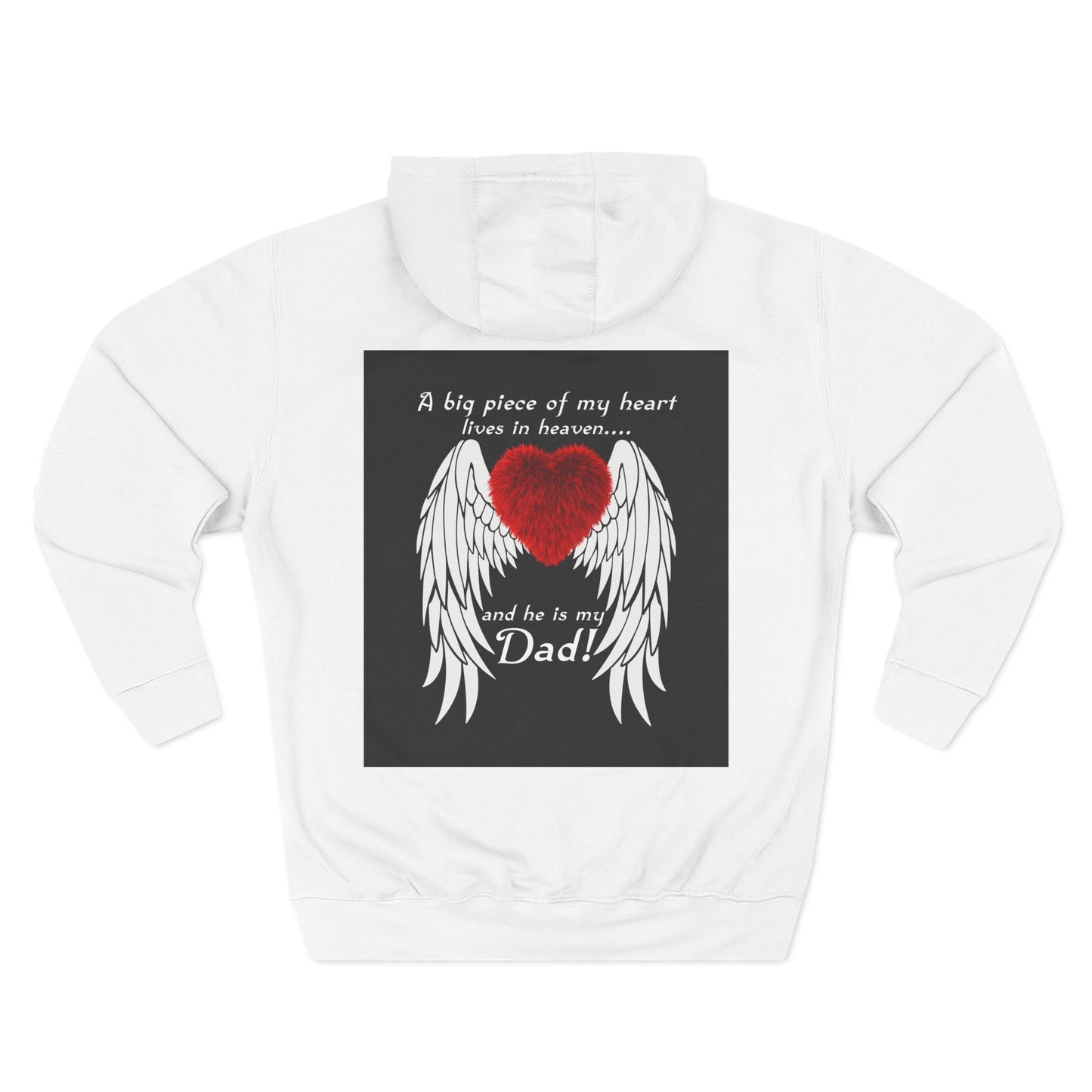 Heartfelt Dad Memorial Hoodie, Comfort Wear, Grief Support, Dad Tribute, Gift for Father's Day, Sympathy Gift