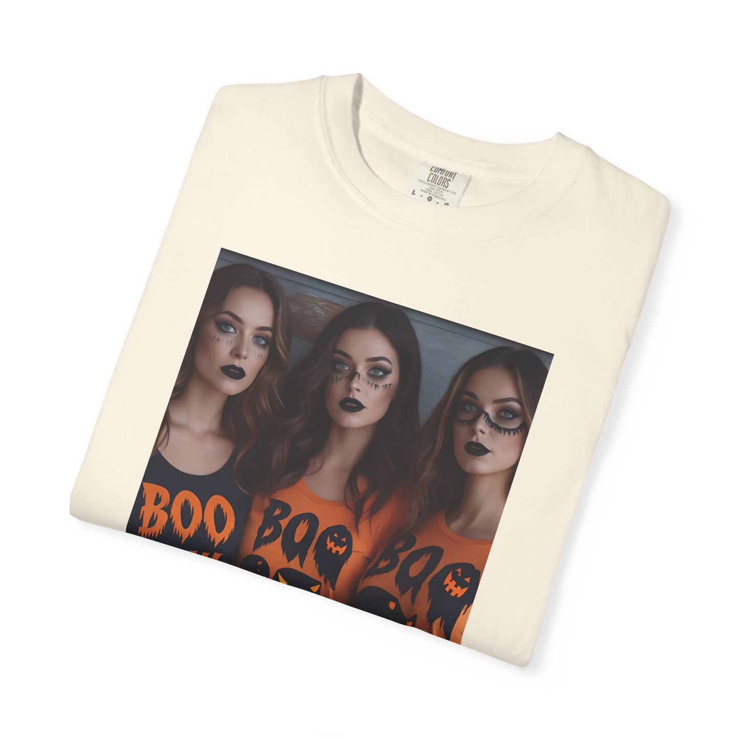 Boo Crew T-Shirt, Halloween Costume, Unisex Tee, Fall Fashion, Spooky Party Apparel, Gift for Halloween Lovers