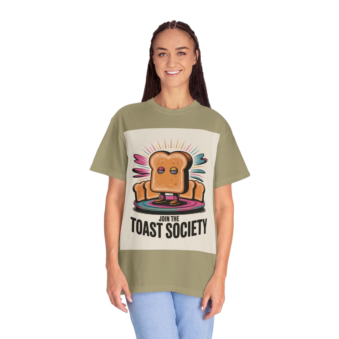 Toast Society Graphic Tee, Fun Unisex T-Shirt for Food Lovers, Perfect Gift for Bread Enthusiasts & Casual Wear - Toddcraft
