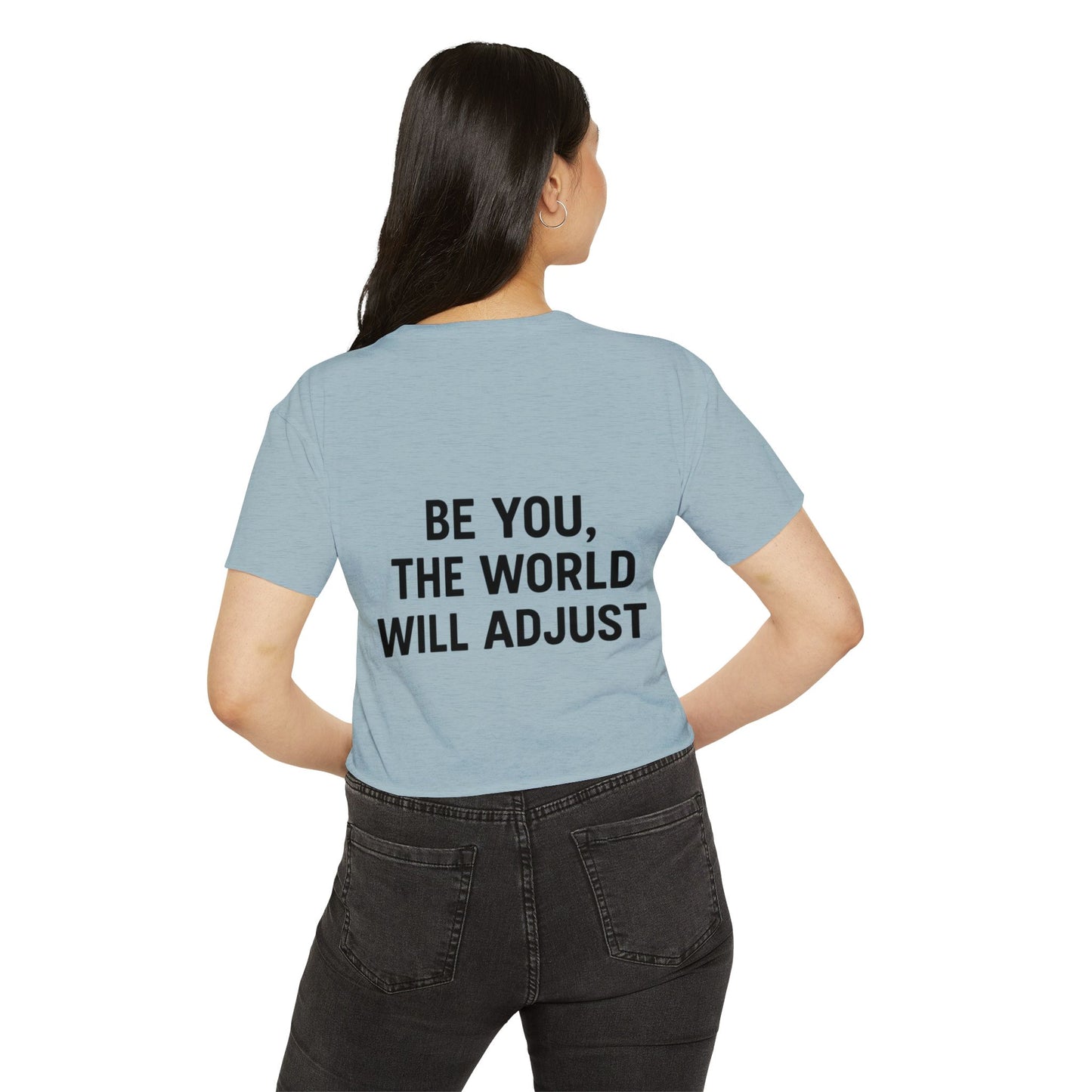 Women's Affirmation Crop Top, Trendy Summer Top, Festival Wear, Inspirational Fashion, Casual Chic, Gift for Her