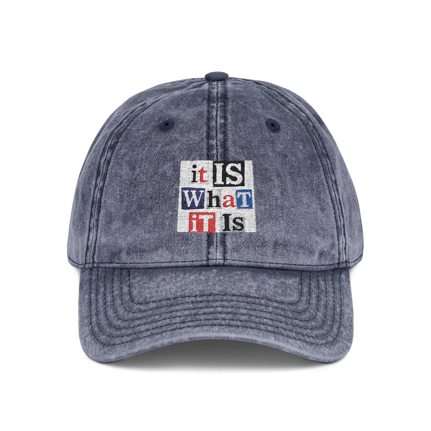 Vintage Embroidered Cap - Casual Style Hat