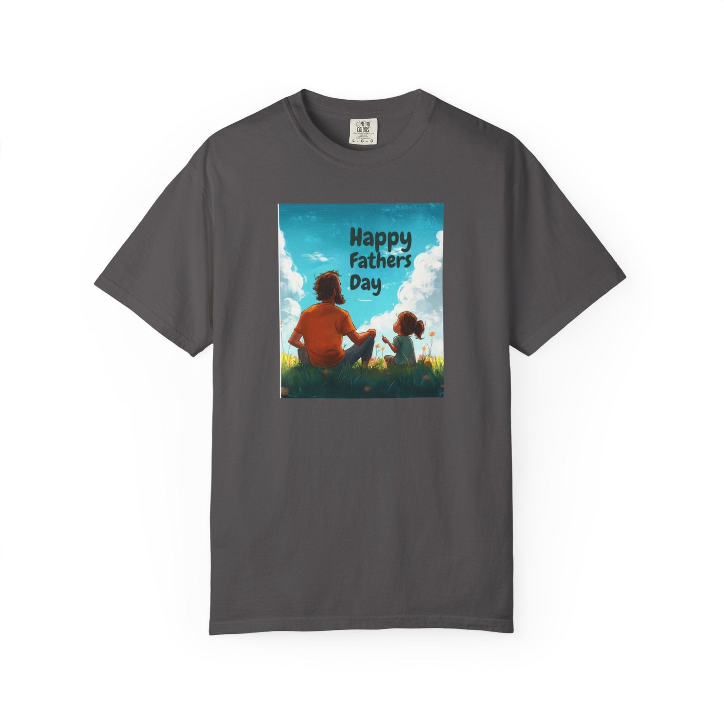 Unisex garment-dyed t-shirt featuring Father's Day graphic, Comfort Colors 1717.
