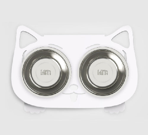 Anti-falling Cat Dog Feeding Water Bowl - Stainless Steel