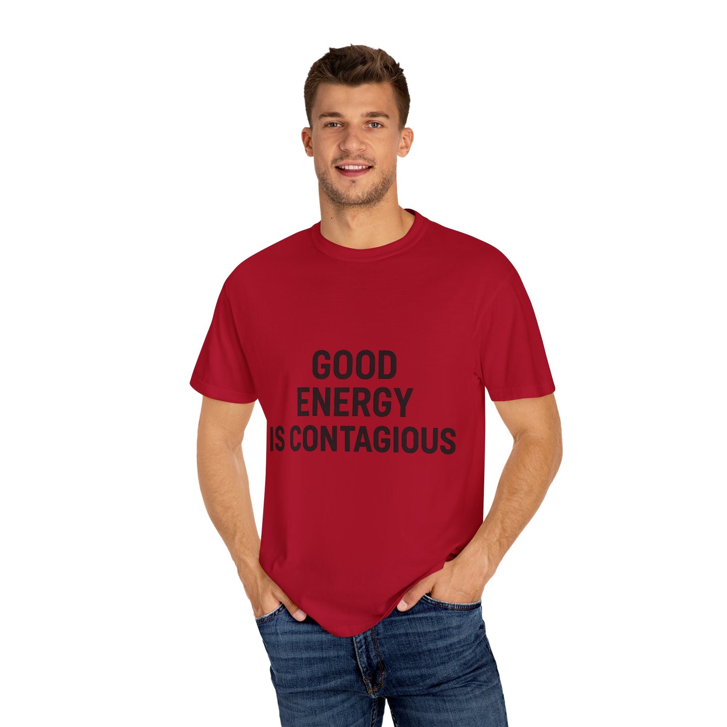 Good Energy Unisex T-Shirt, Positive Vibes Tee, Casual Summer Shirt, Gift for Friends, Inspirational Apparel