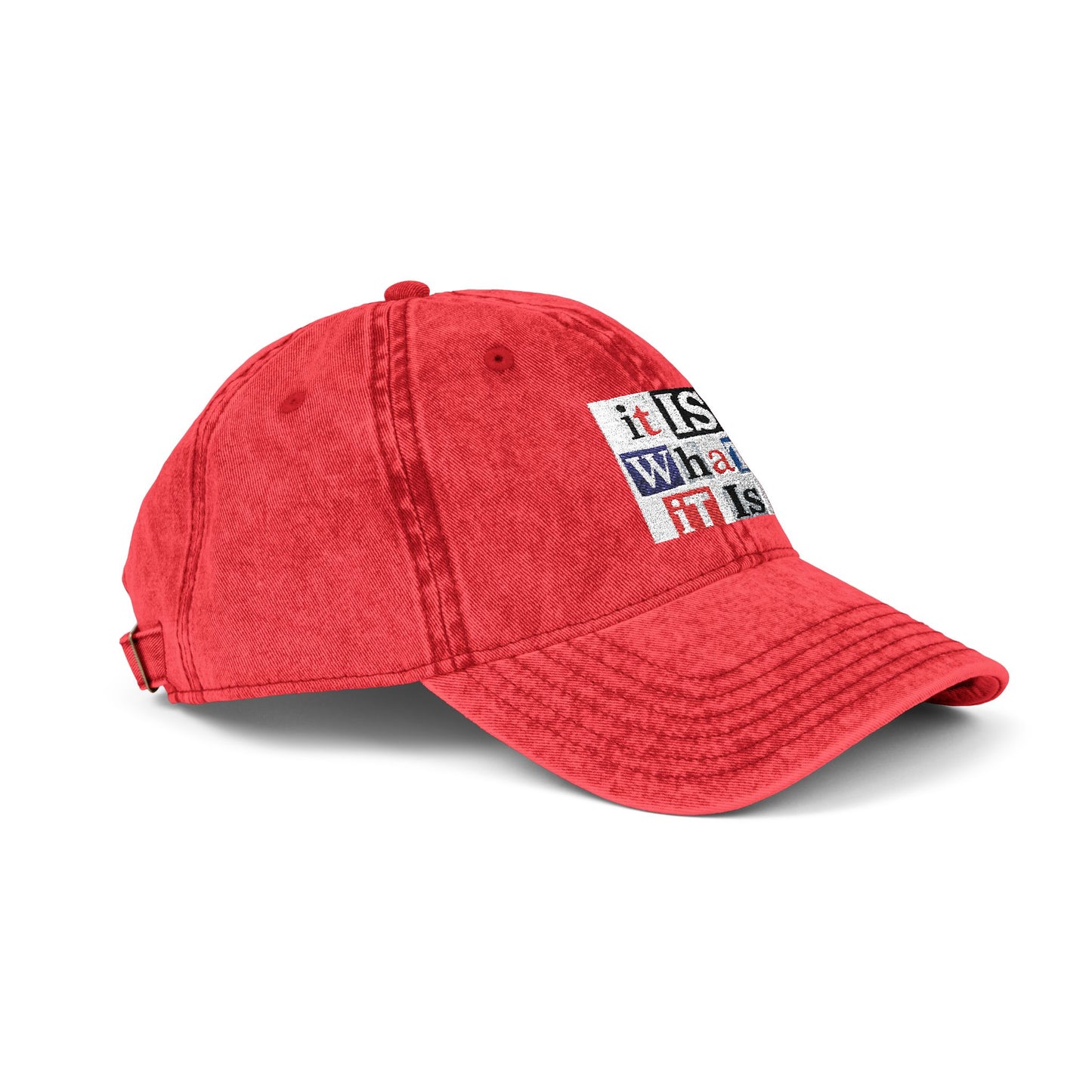 Vintage Embroidered Cap - Casual Style Hat