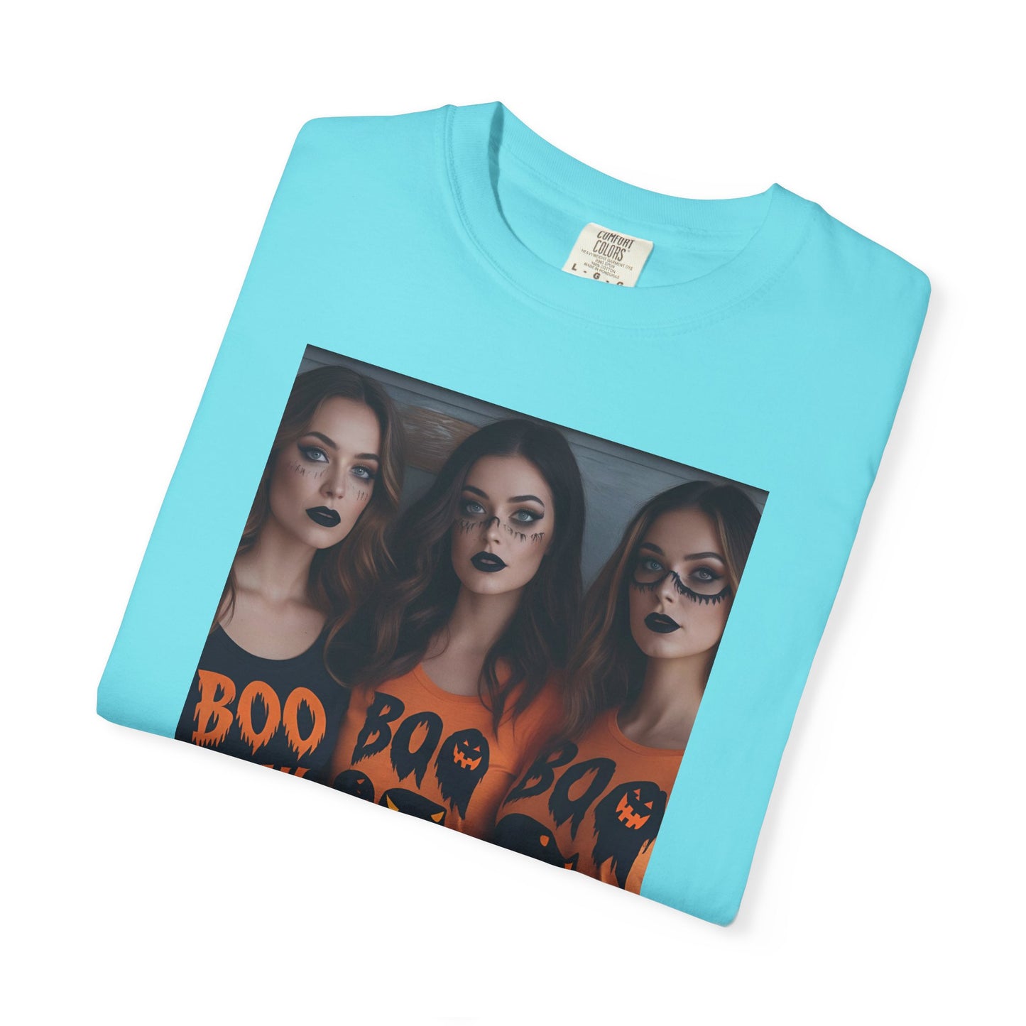 Boo Crew T-Shirt, Halloween Costume, Unisex Tee, Fall Fashion, Spooky Party Apparel, Gift for Halloween Lovers