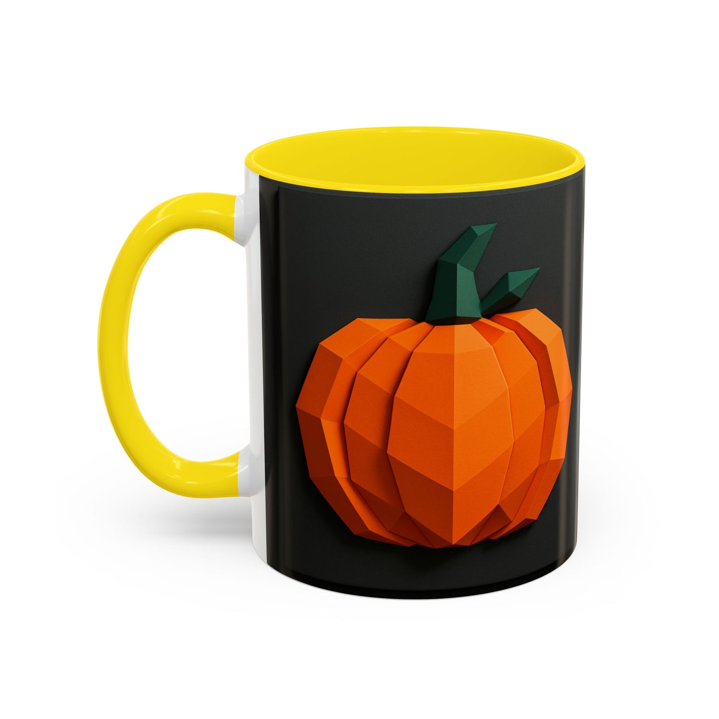Accent Coffee Mug (11, 15oz) Pumpkins Halloween festival - Toddcraft