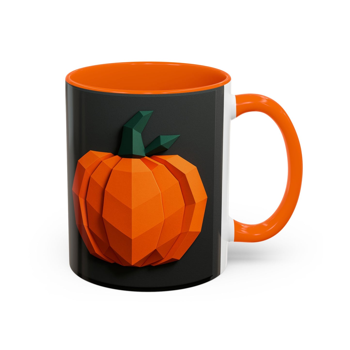 Accent Coffee Mug (11, 15oz) Pumpkins Halloween festival - Toddcraft