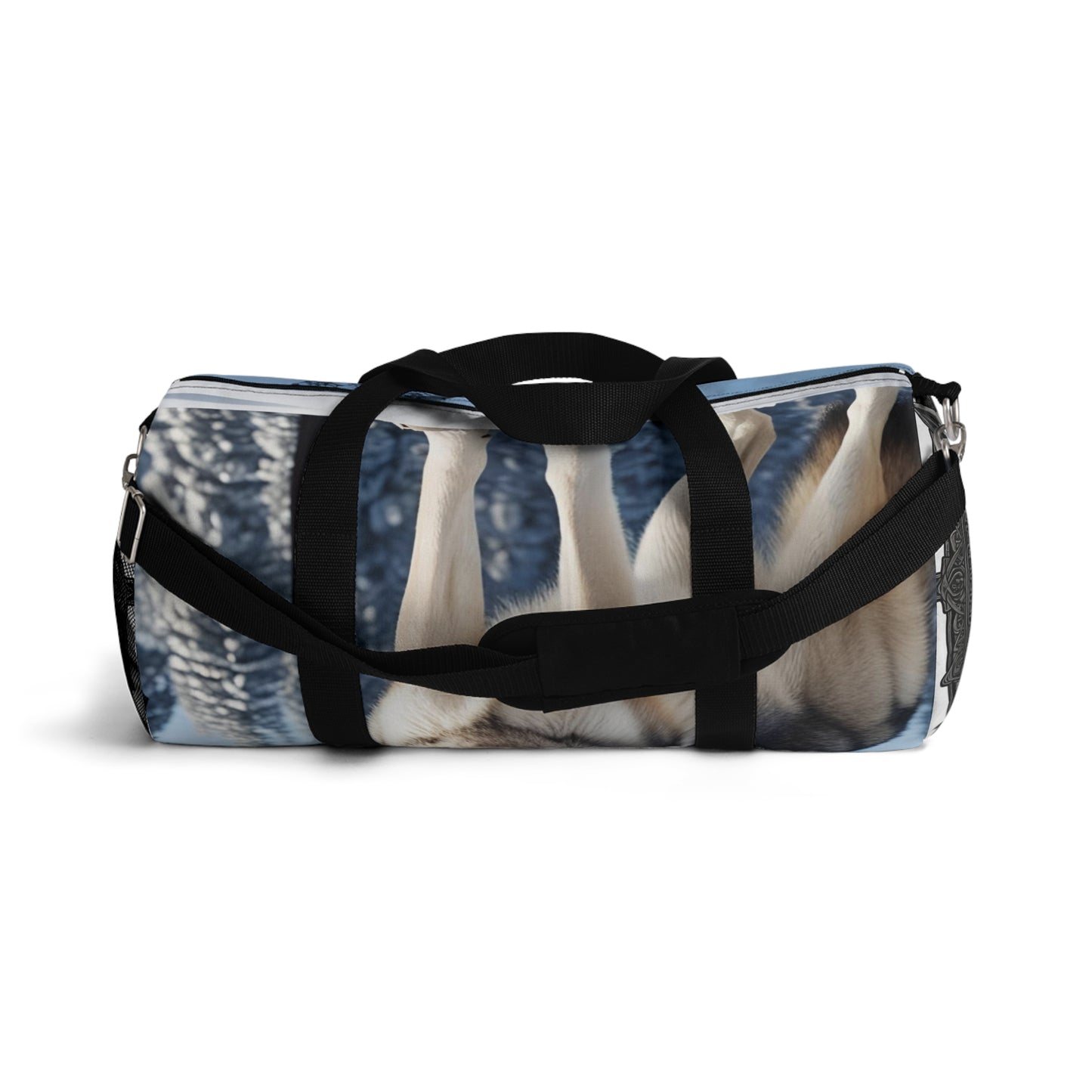 Wolf Print Duffel Bag, Travel Bag, Gym Bag, Weekend Bag, Pet Lover Gift, Wilderness Adventure Gear