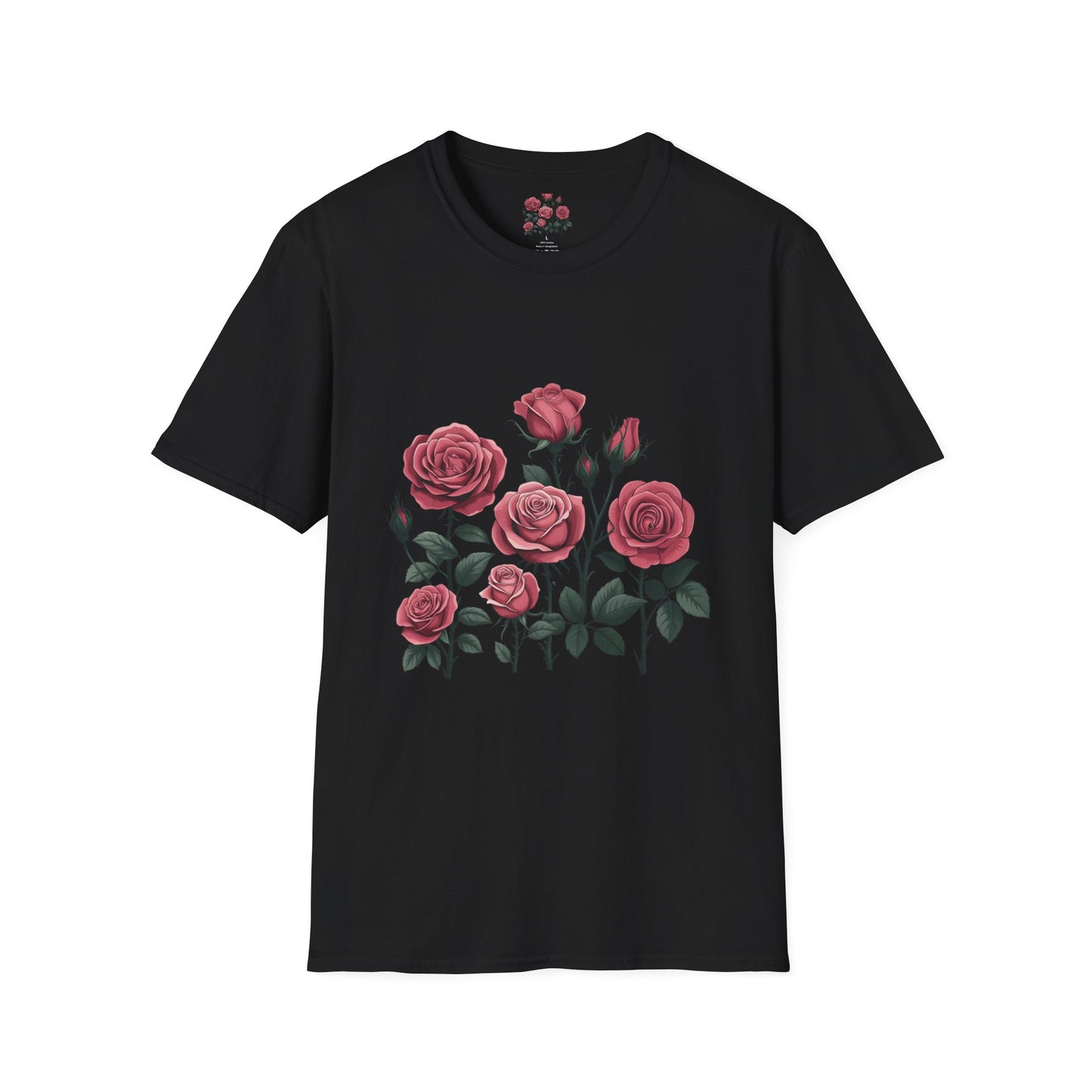 Floral & Sparkle Unisex Softstyle T-Shirt - Perfect for Gifts, Birthdays, Mother's Day, Casual Wear, and Celebrations