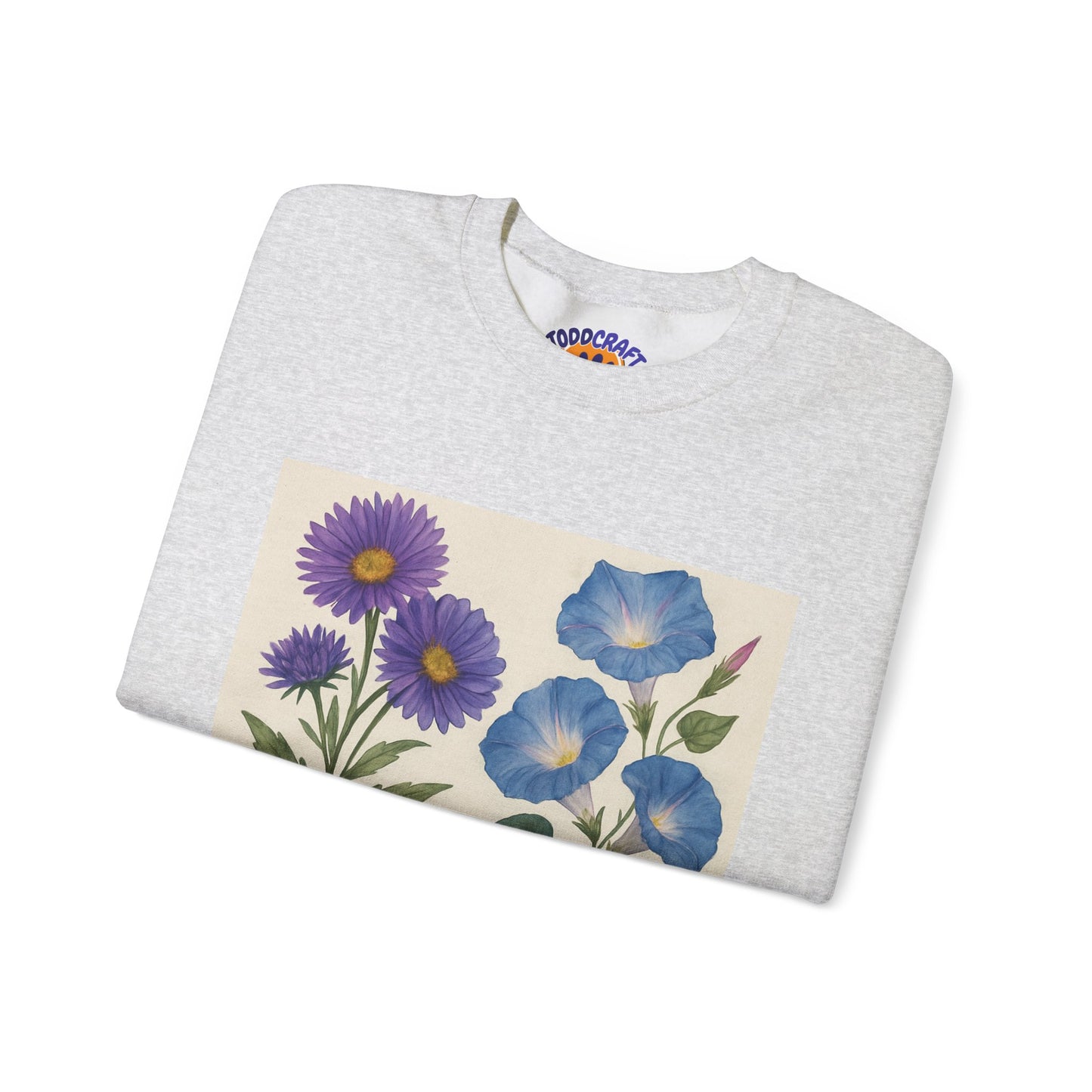 Personalized Crewneck Sweatshirt with Initials - Custom Unisex Pullover