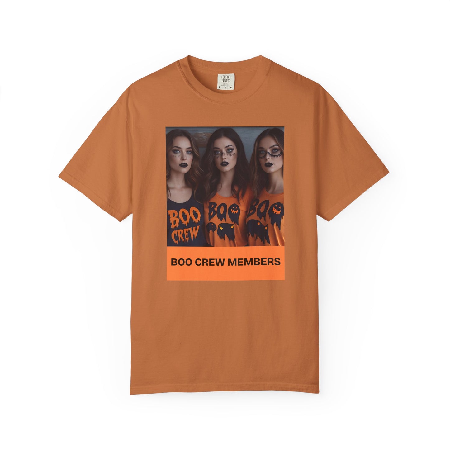 Boo Crew T-Shirt, Halloween Costume, Unisex Tee, Fall Fashion, Spooky Party Apparel, Gift for Halloween Lovers