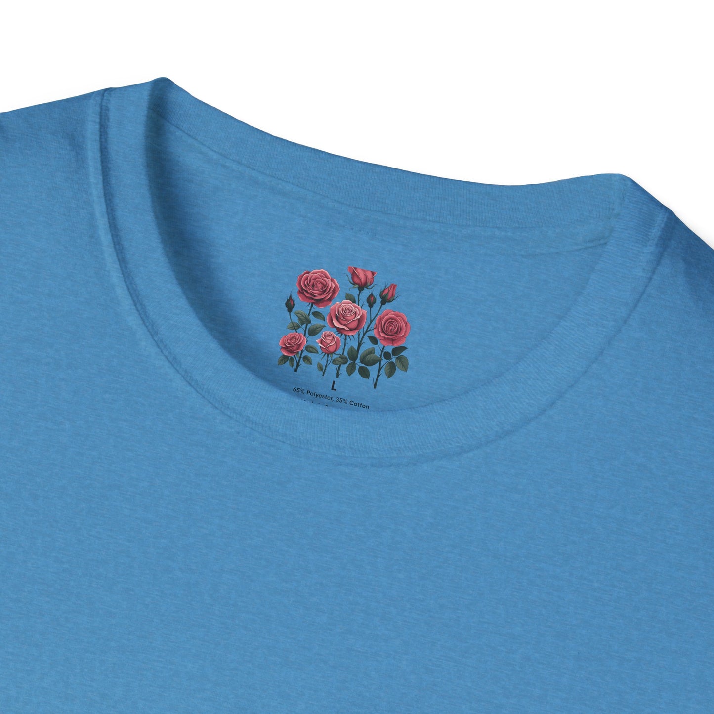 Floral & Sparkle Unisex Softstyle T-Shirt - Perfect for Gifts, Birthdays, Mother's Day, Casual Wear, and Celebrations