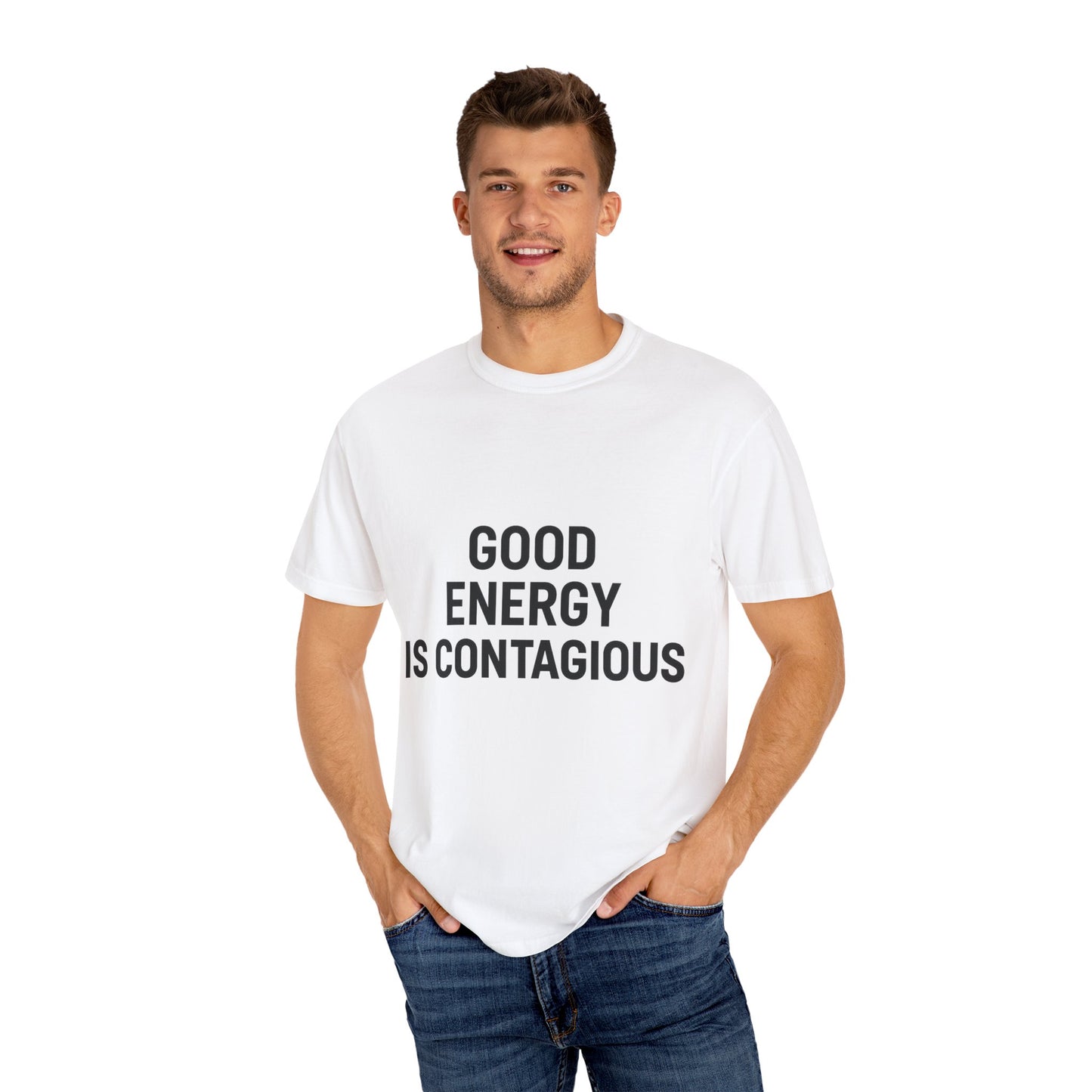 Good Energy Unisex T-Shirt, Positive Vibes Tee, Casual Summer Shirt, Gift for Friends, Inspirational Apparel