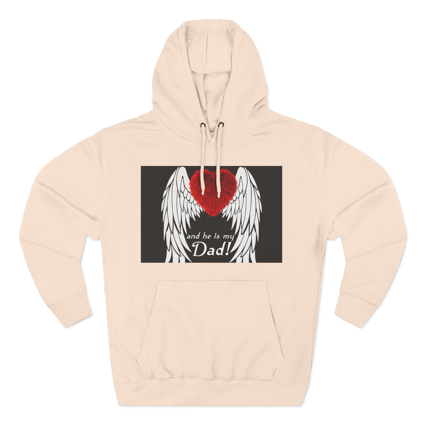 Heartfelt Dad Memorial Hoodie, Comfort Wear, Grief Support, Dad Tribute, Gift for Father's Day, Sympathy Gift