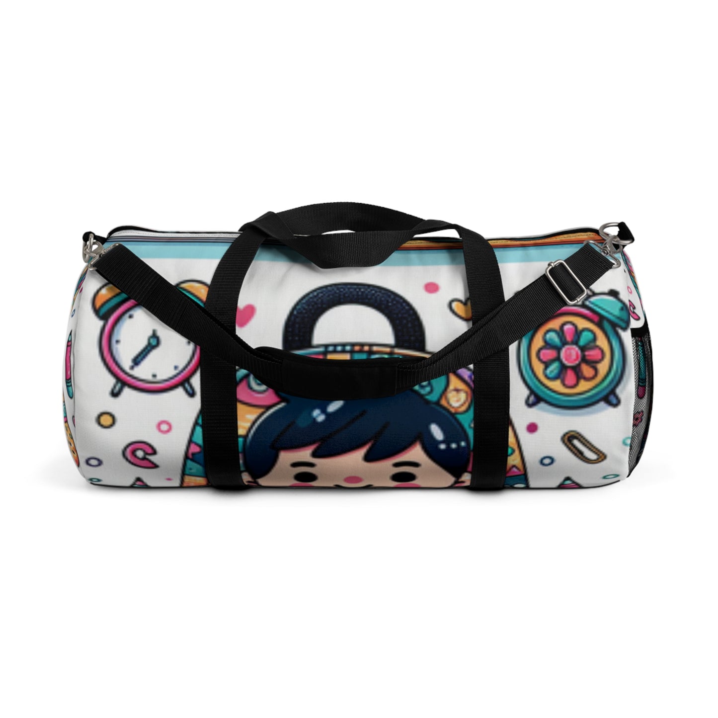 Cute Cartoon Duffel Bag, Gym Tote, Travel Luggage, Sports Bag, Weekender Bag, Fun Design