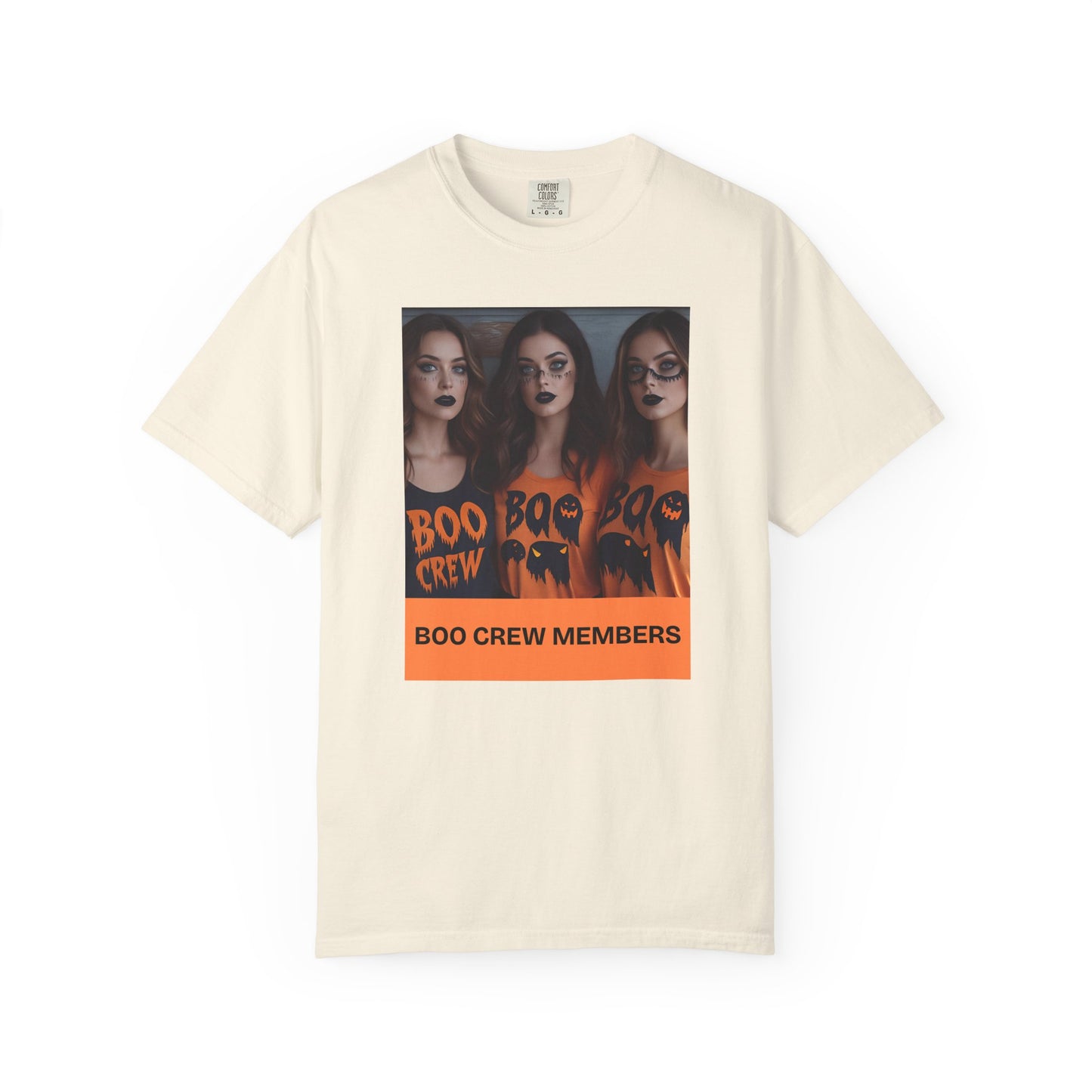 Boo Crew T-Shirt, Halloween Costume, Unisex Tee, Fall Fashion, Spooky Party Apparel, Gift for Halloween Lovers