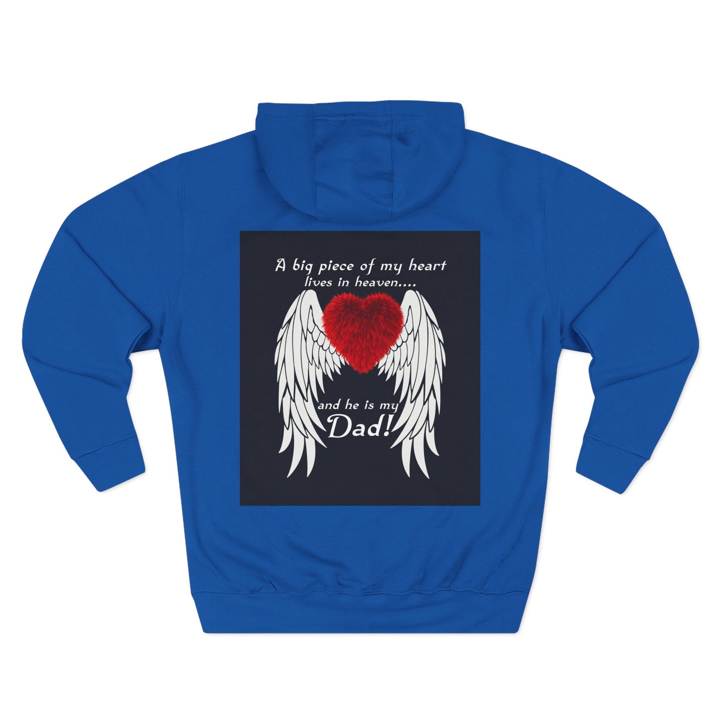 Heartfelt Dad Memorial Hoodie, Comfort Wear, Grief Support, Dad Tribute, Gift for Father's Day, Sympathy Gift