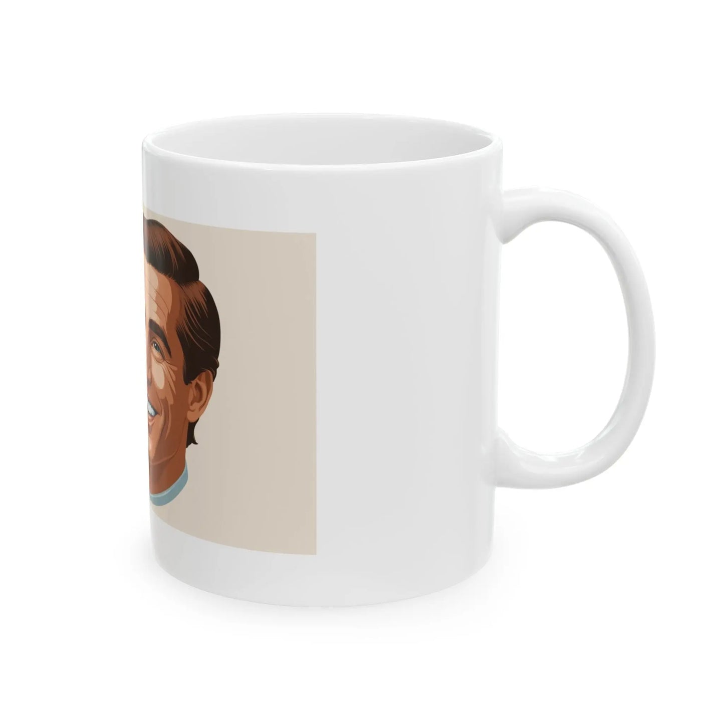 You Are a Great Dad Ceramic Mug with glossy finish shown in vibrant colors.