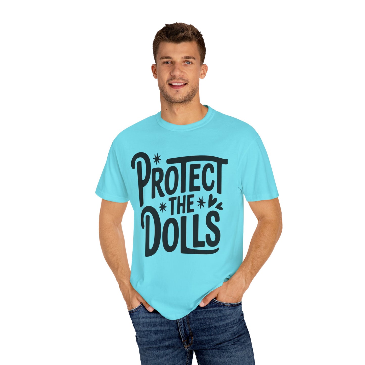 Protect the Dolls Unisex T-Shirt, Gift for Doll Lovers, Statement Tee, Casual Wear, Vintage Style Shirt