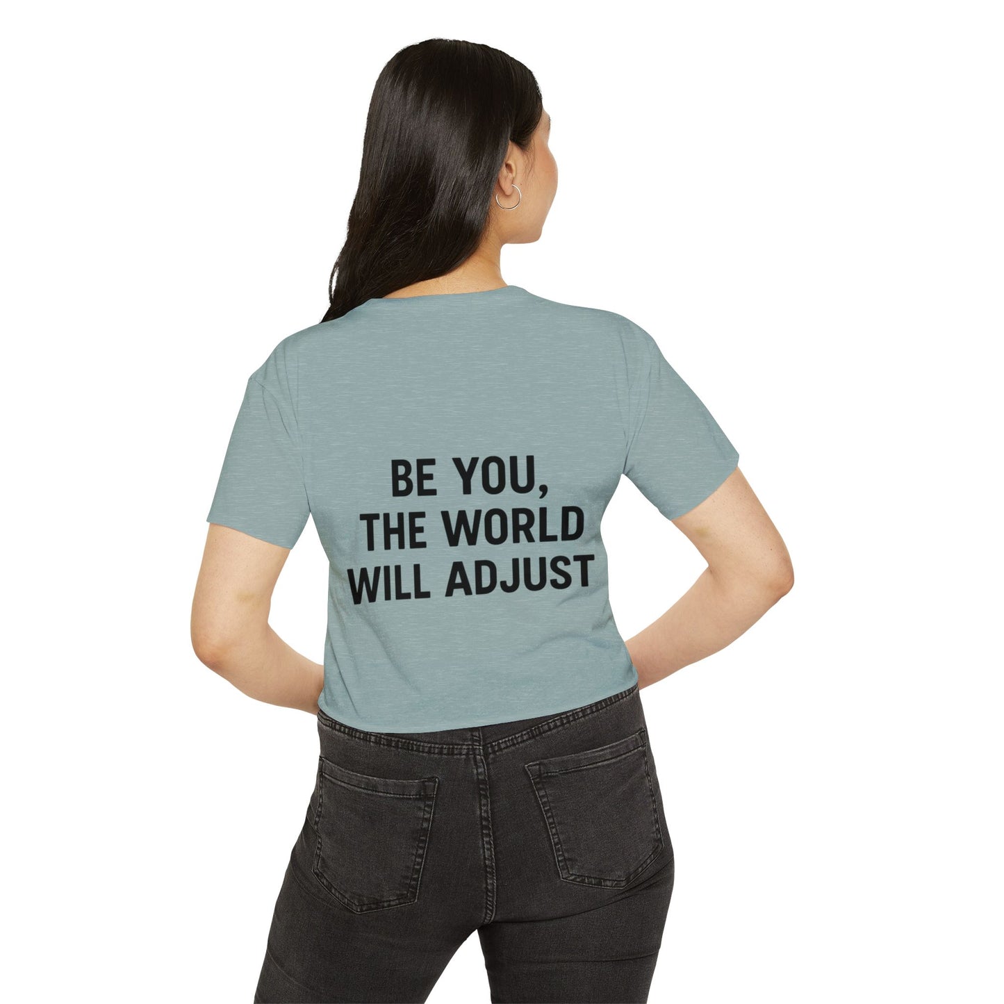 Women's Affirmation Crop Top, Trendy Summer Top, Festival Wear, Inspirational Fashion, Casual Chic, Gift for Her