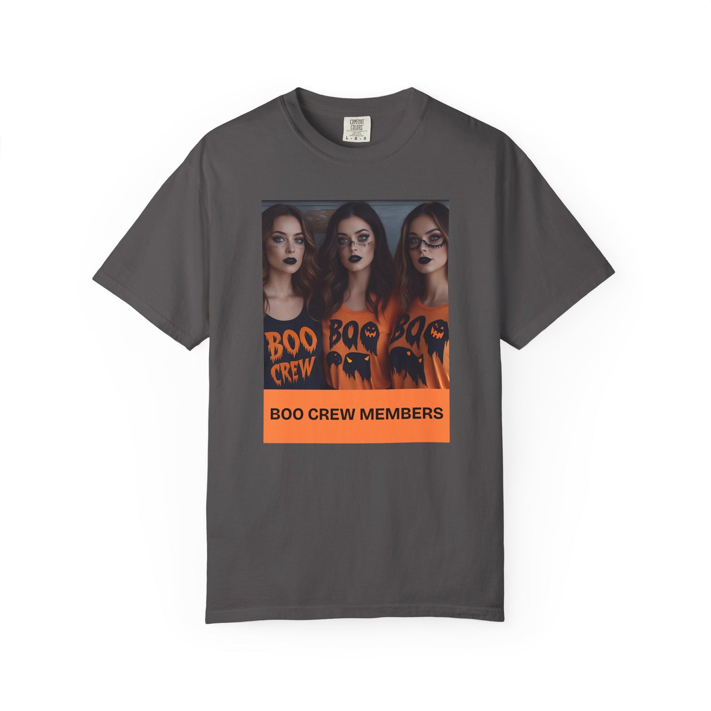 Boo Crew T-Shirt, Halloween Costume, Unisex Tee, Fall Fashion, Spooky Party Apparel, Gift for Halloween Lovers