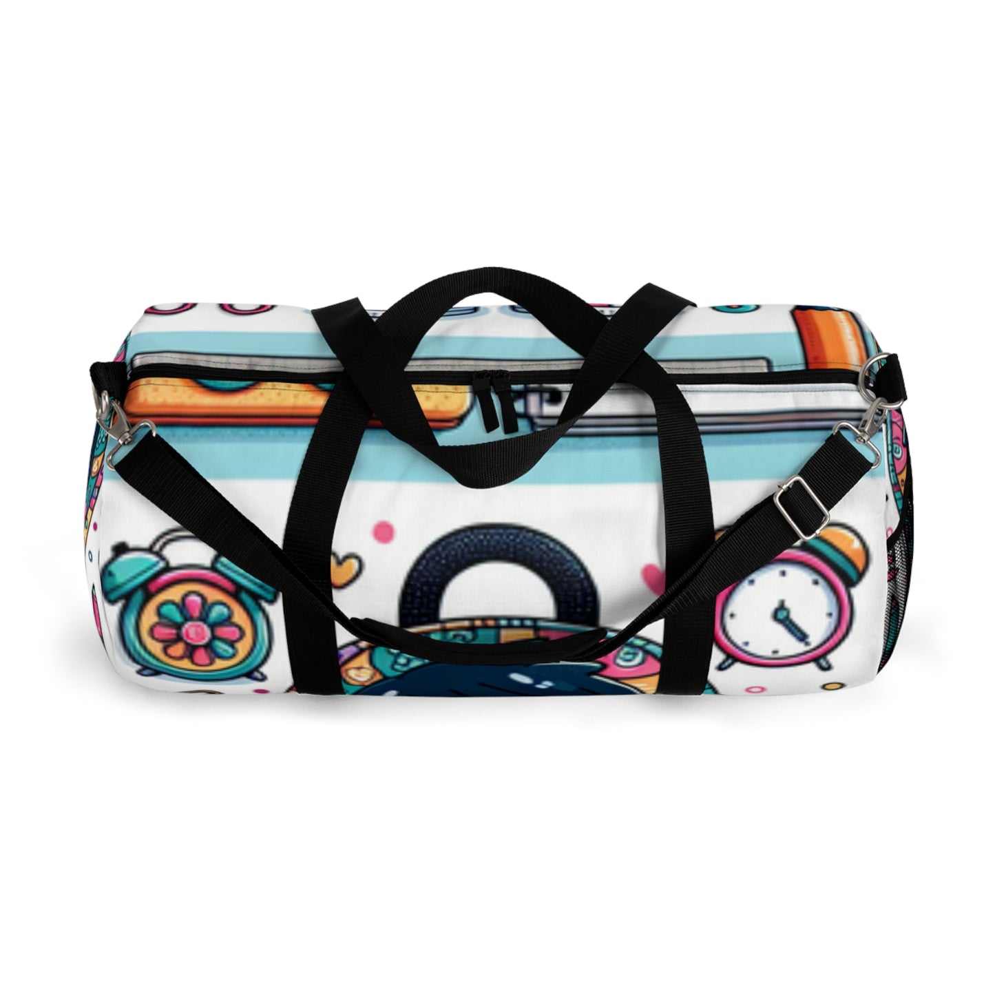 Cute Cartoon Duffel Bag, Gym Tote, Travel Luggage, Sports Bag, Weekender Bag, Fun Design